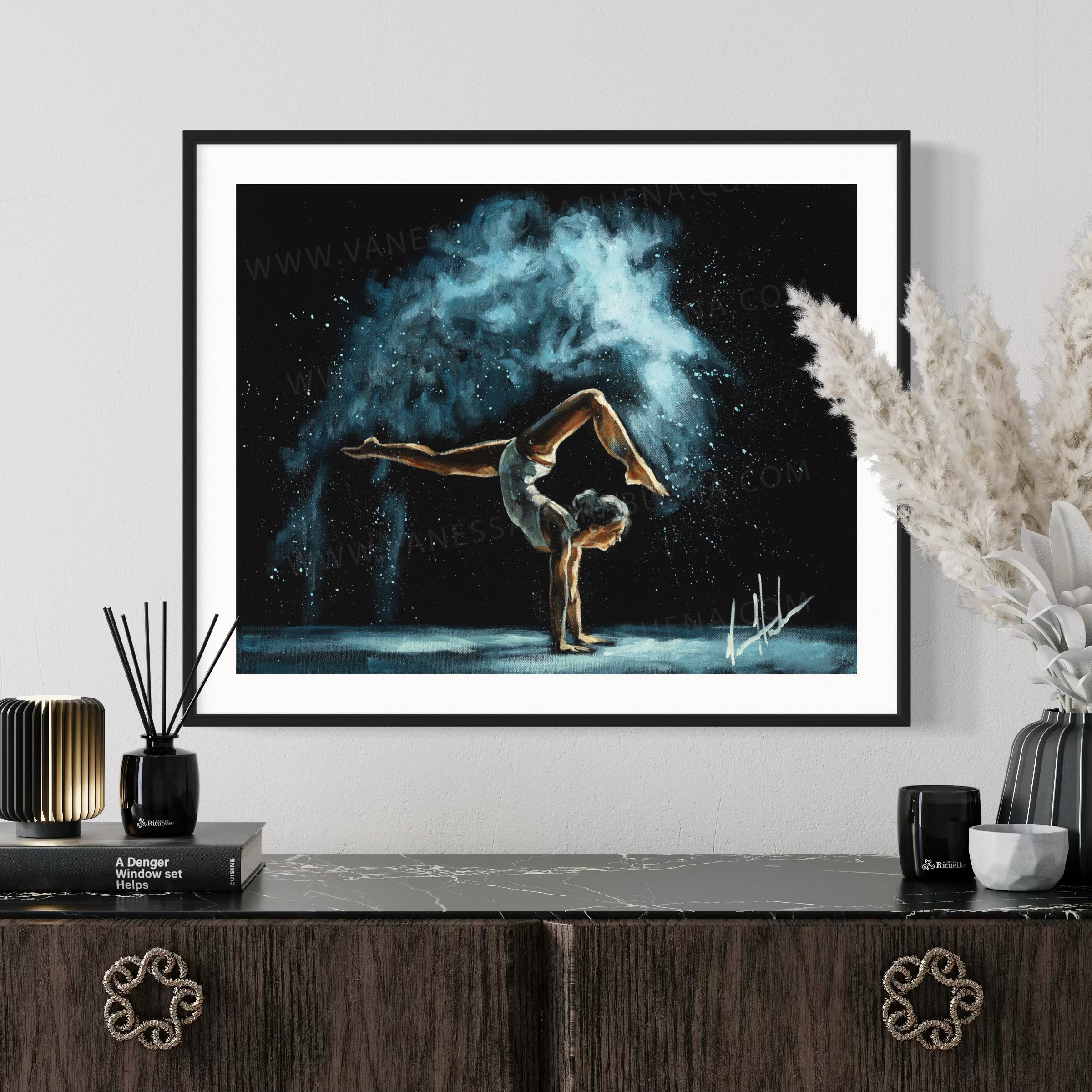 Freedom In His Grace (Hand Embellishment Canvas Print) Women's Art Print Vanessa Horabuena