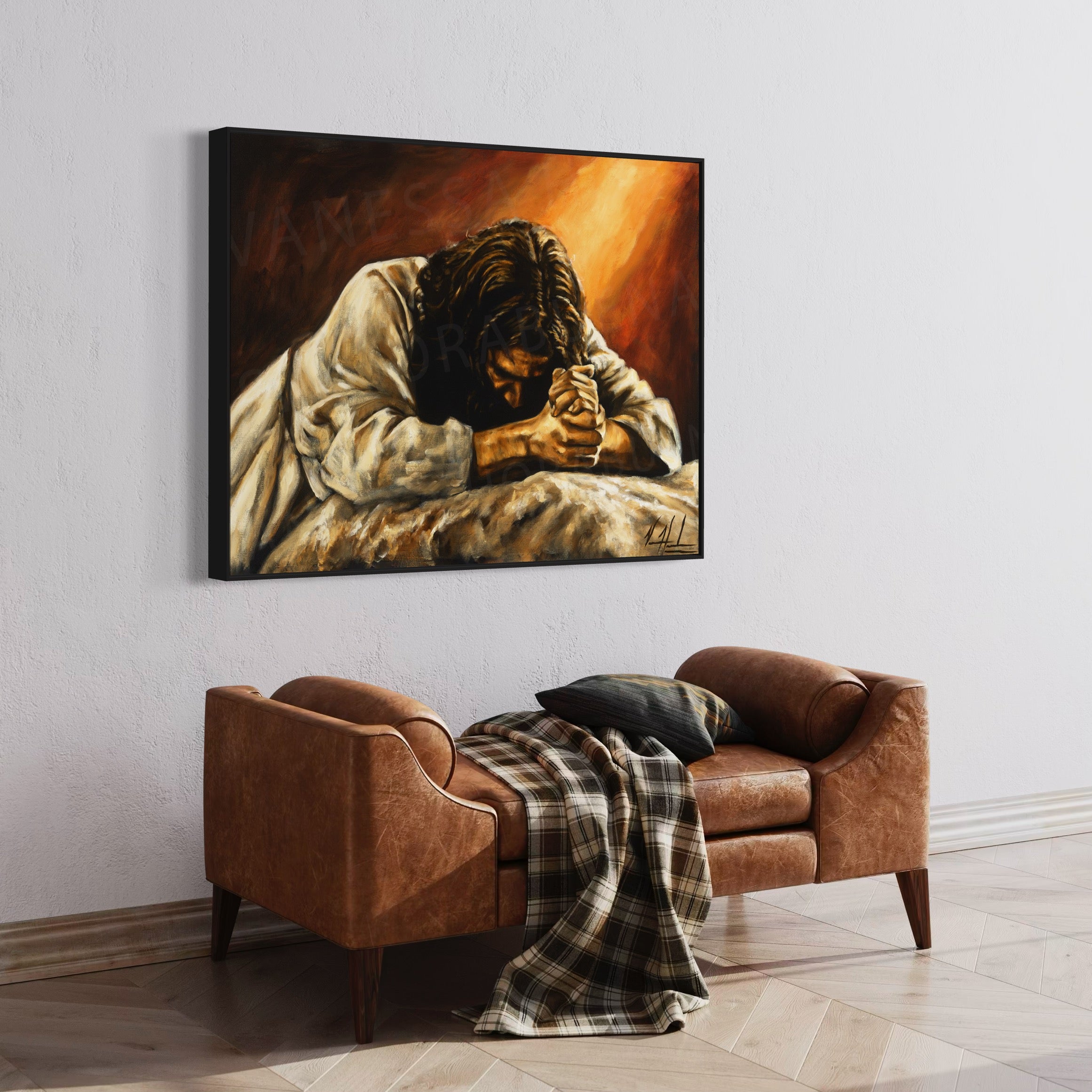 Thy Will Be Done - Glorious Light (Hand Embellished Canvas Print) Vanessa Horabuena