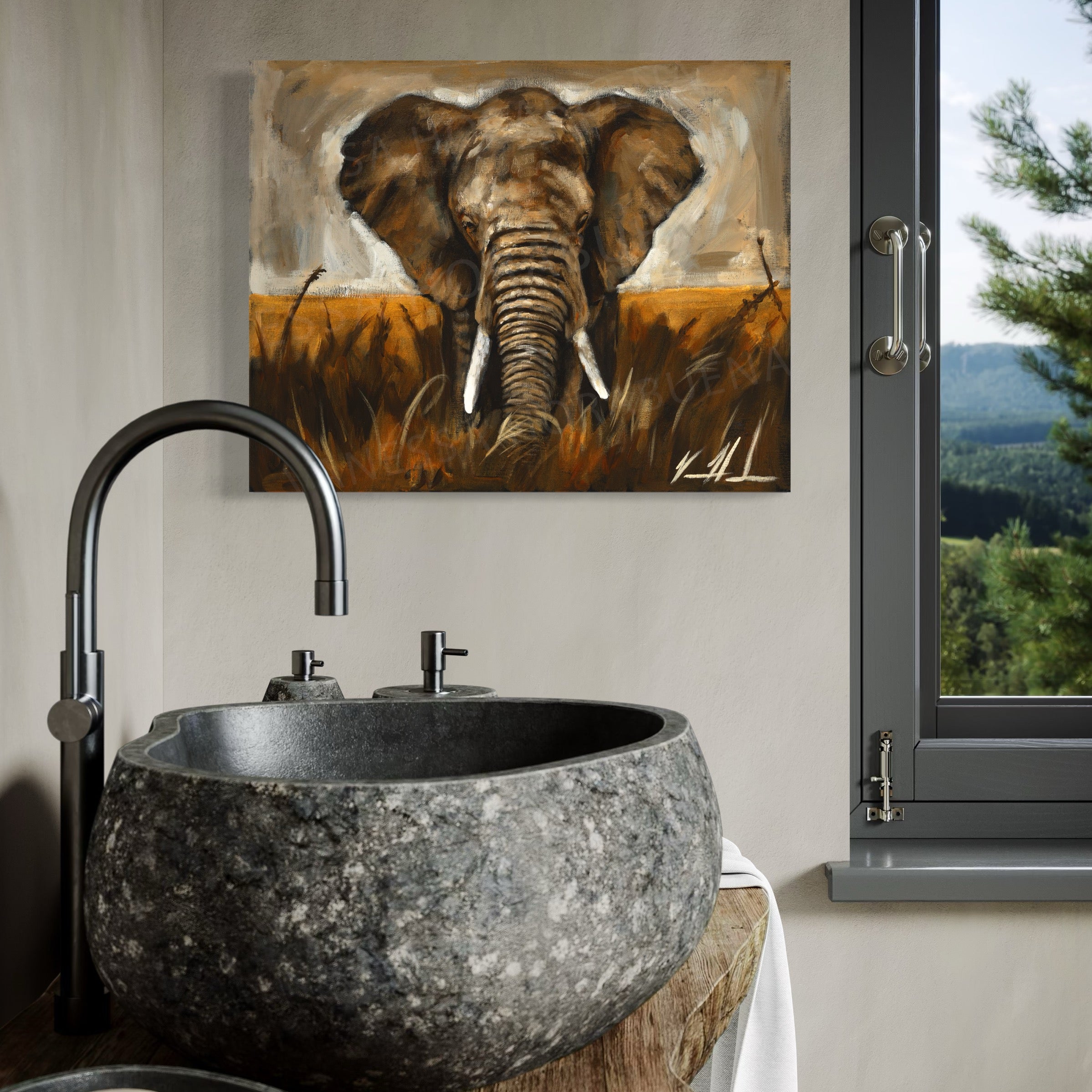 Stand Your Ground (Hand Embellishment Canvas Print) Vanessa Horabuena