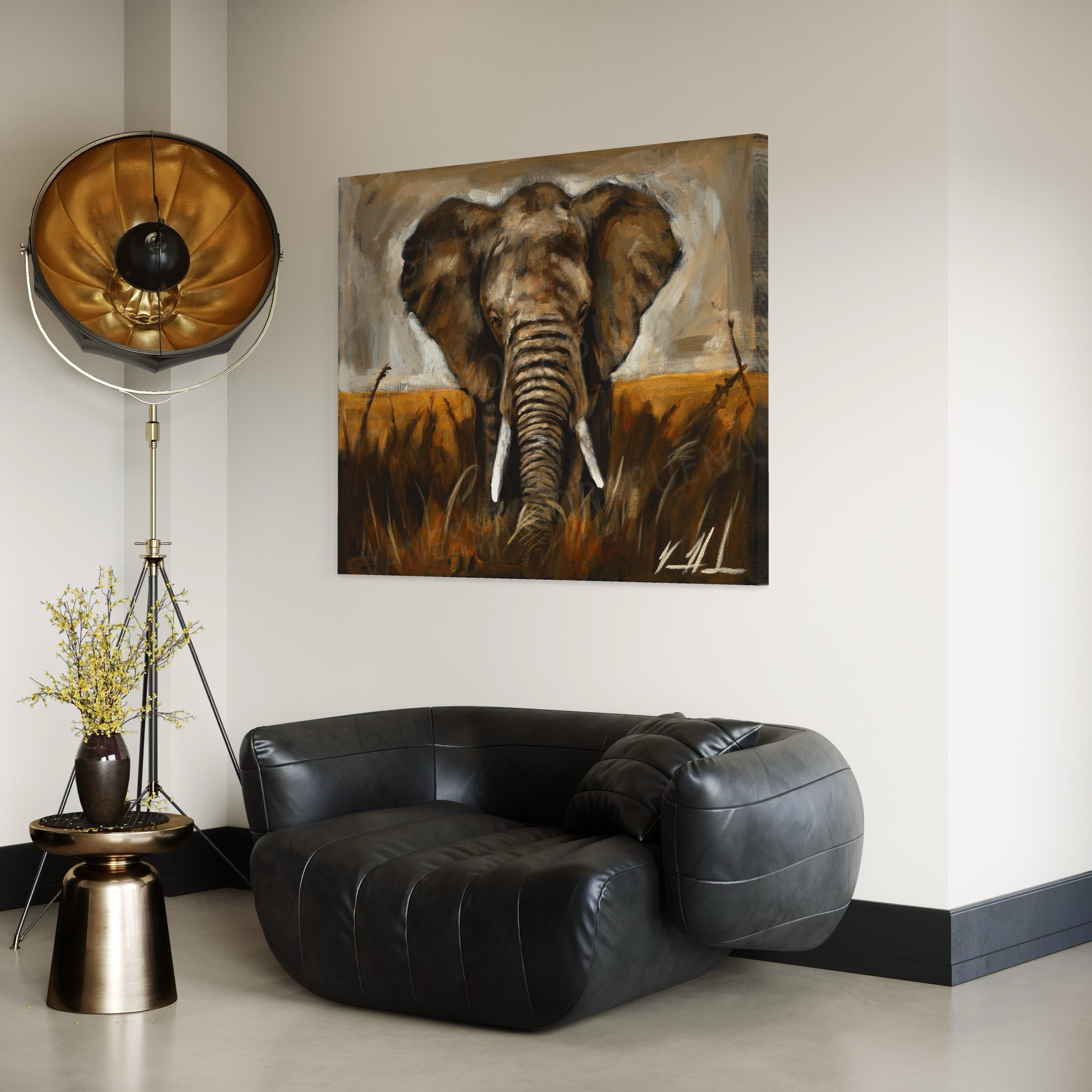 Stand Your Ground (Hand Embellishment Canvas Print) Vanessa Horabuena