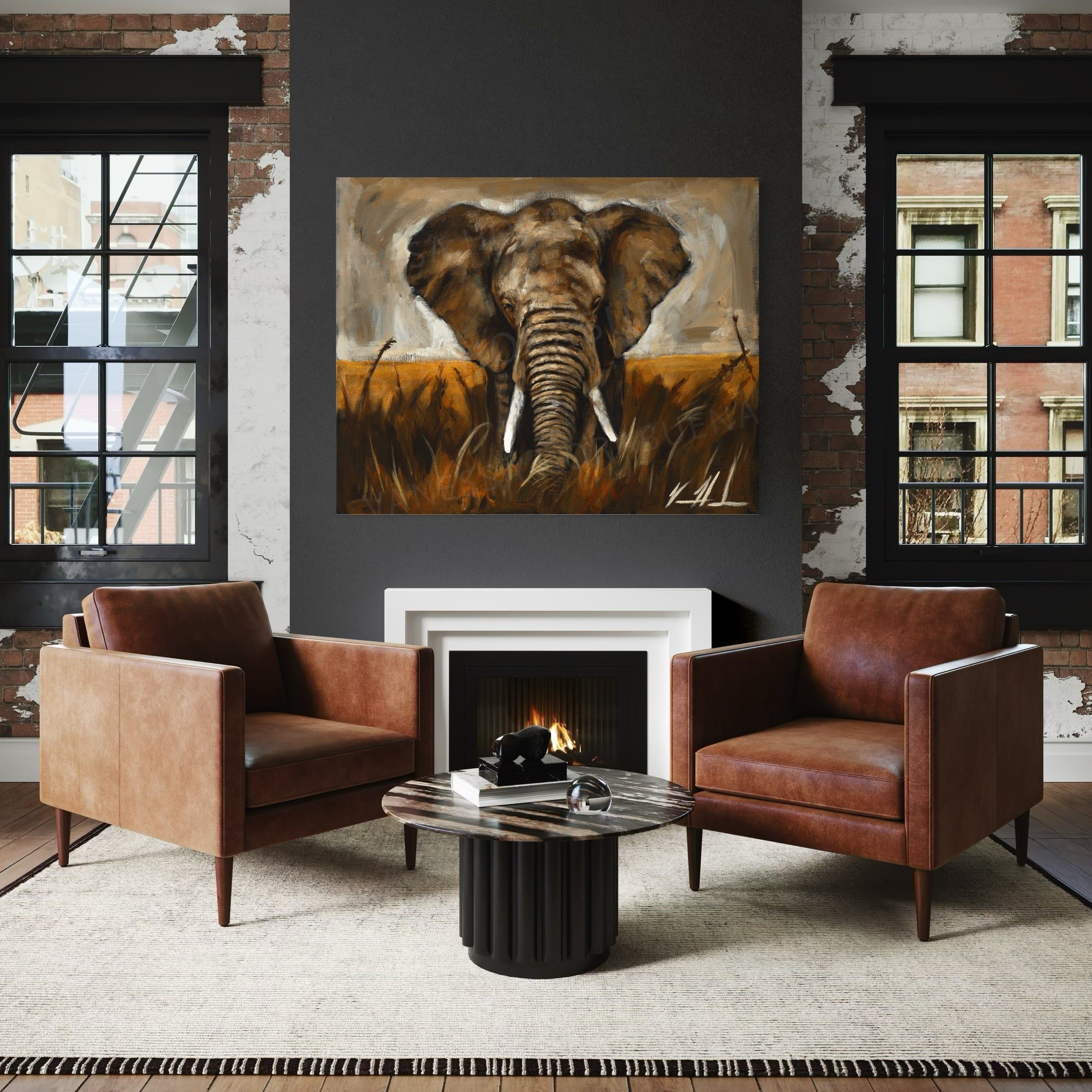 Stand Your Ground (Hand Embellishment Canvas Print) Vanessa Horabuena