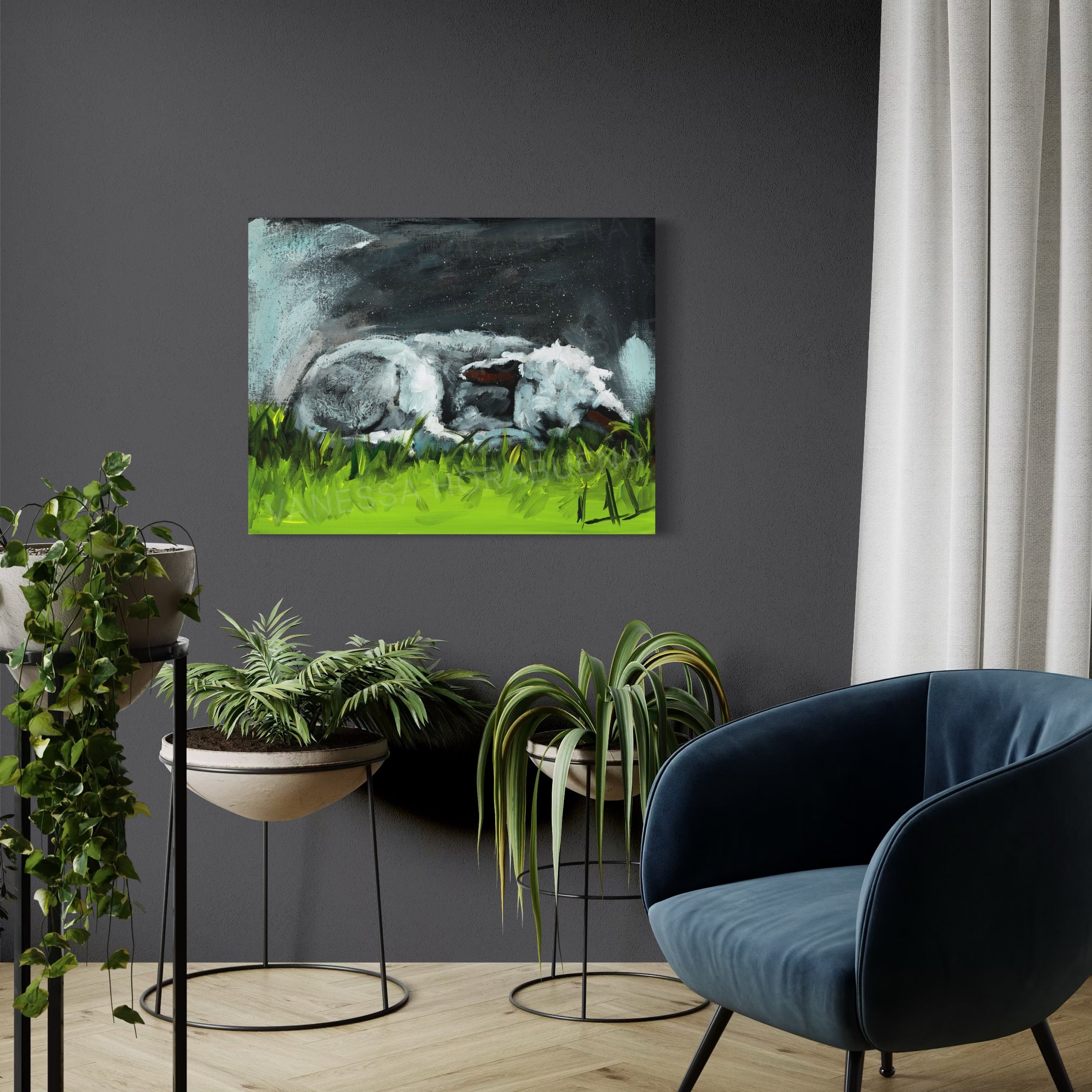 Resting in Heaven's Hands (Hand Embellishment Canvas Print) Vanessa Horabuena