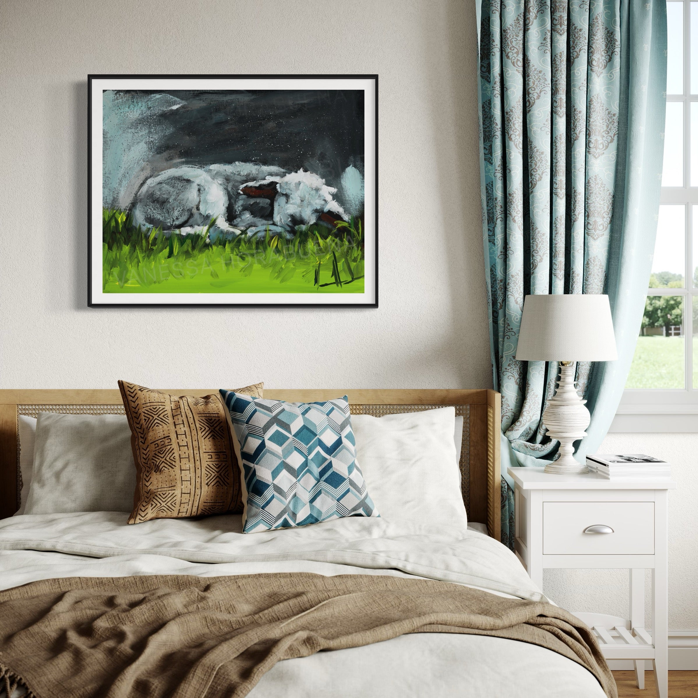 Resting in Heaven's Hands (Hand Embellishment Canvas Print) Vanessa Horabuena