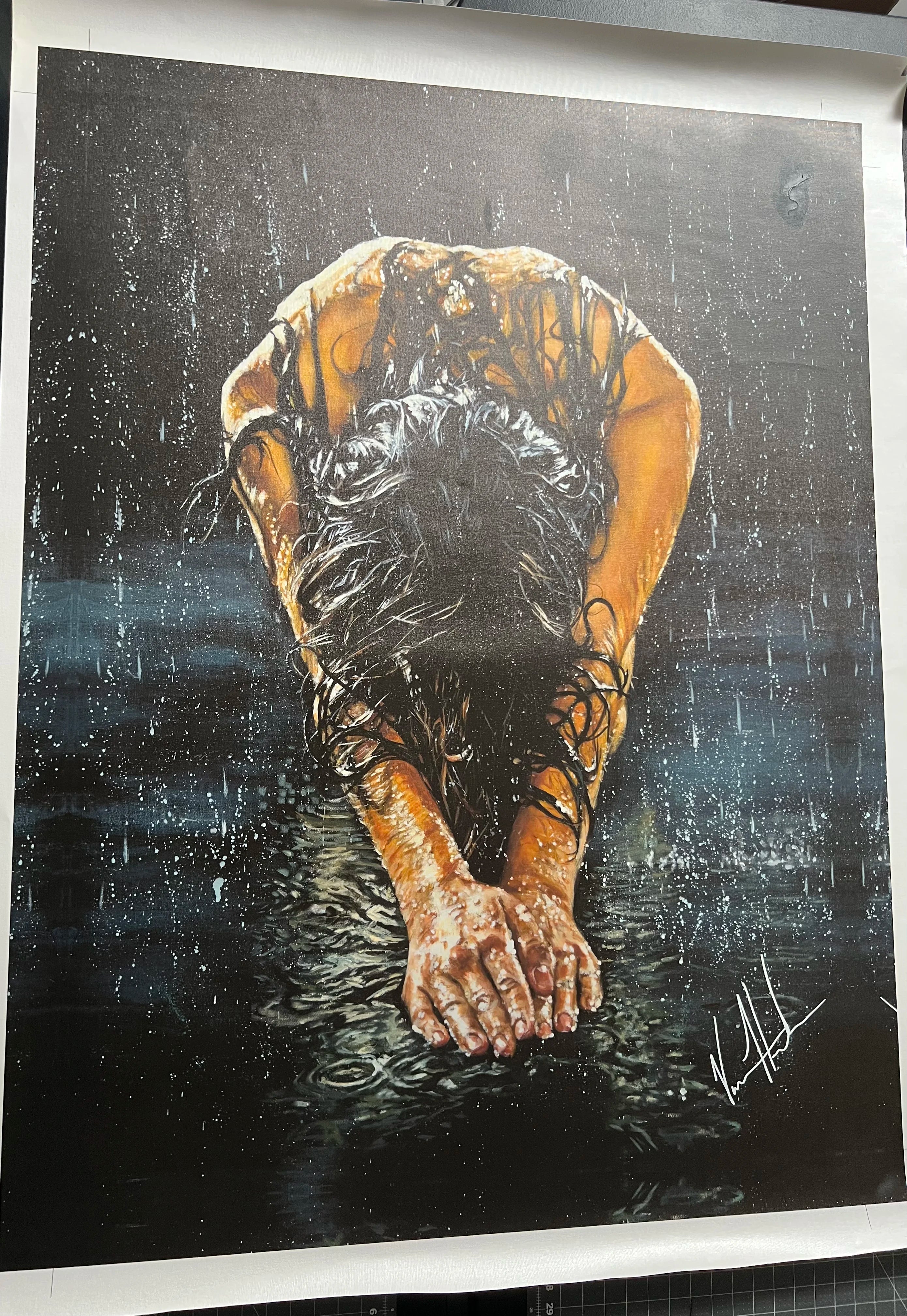 CM# 11 - The Art of Surrender - 36"x48" Canvas Print Vanessa Horabuena