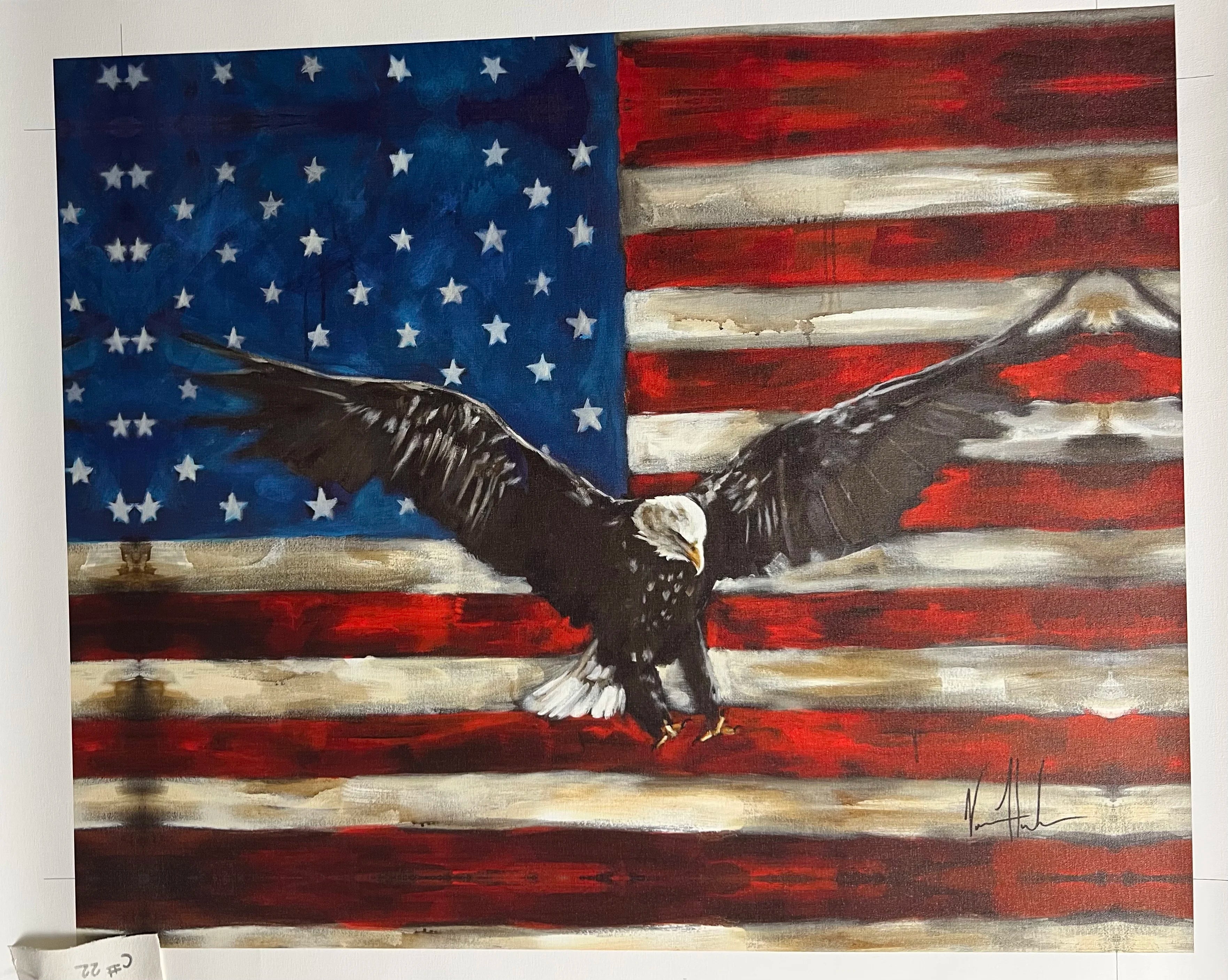 CM# 22 - Liberty - 24"x30" Canvas Print Vanessa Horabuena