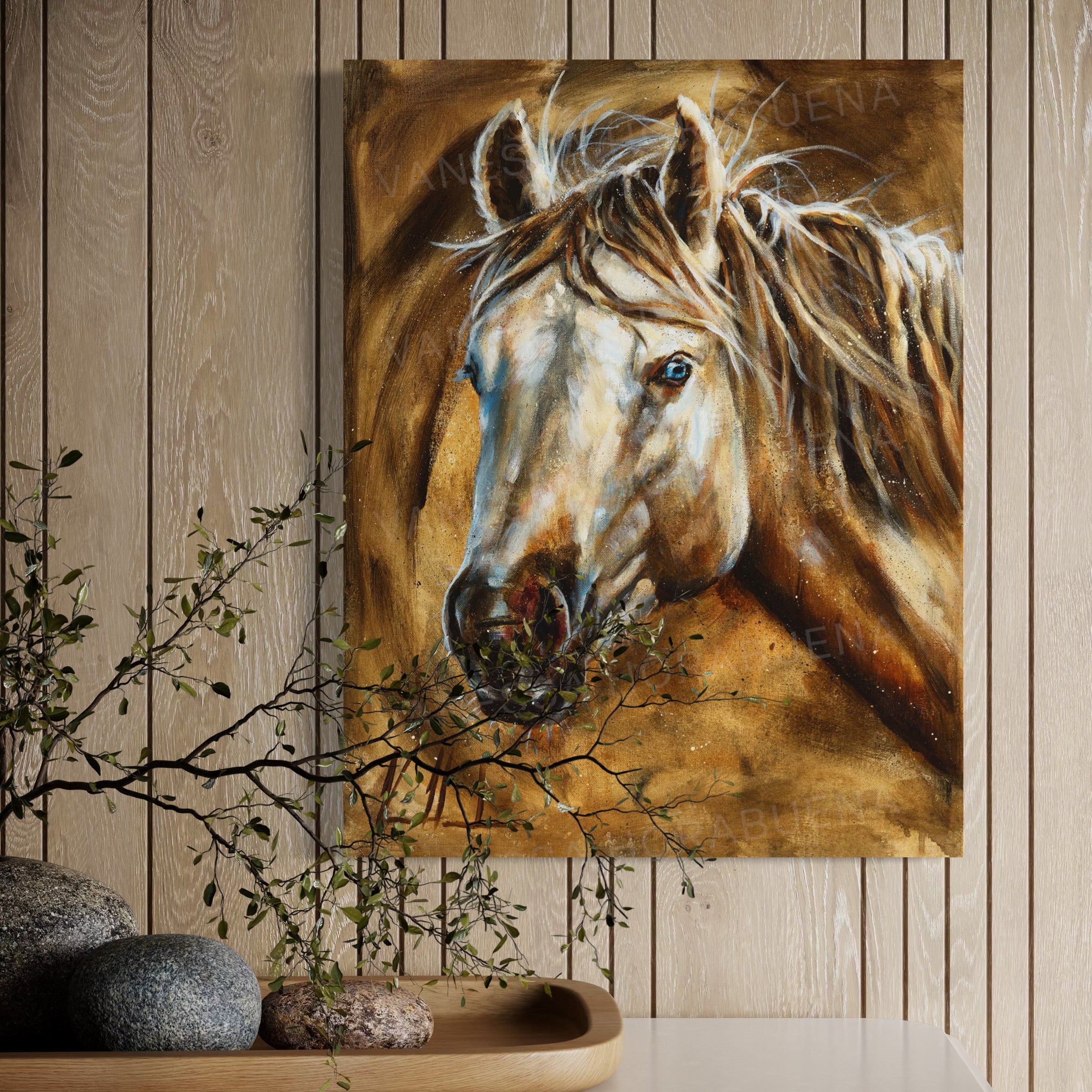 A Pure Heart Horse Art Print Vanessa Horabuena