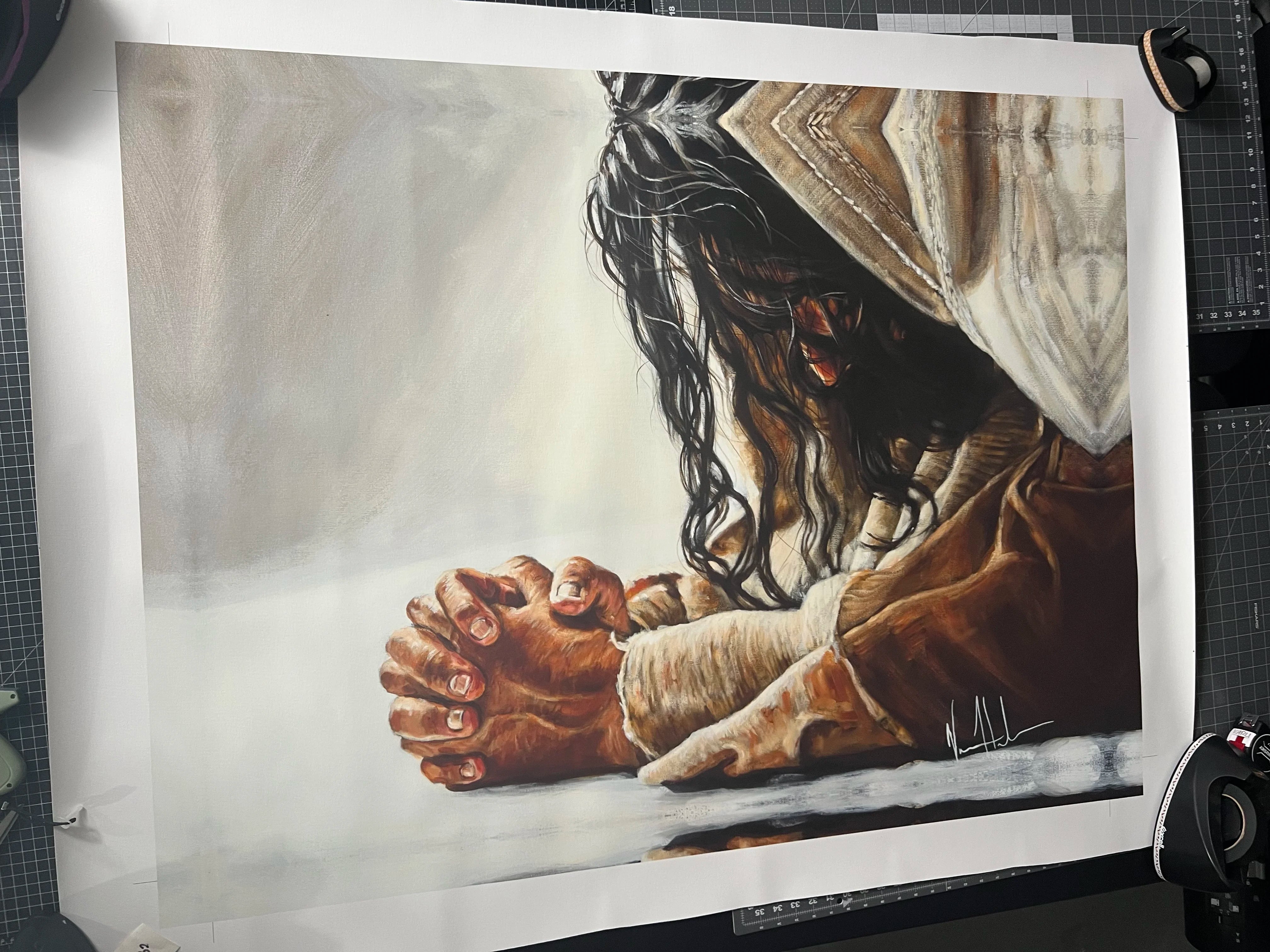 CM# 32 - Our Father - 36"x48" Canvas Print Vanessa Horabuena