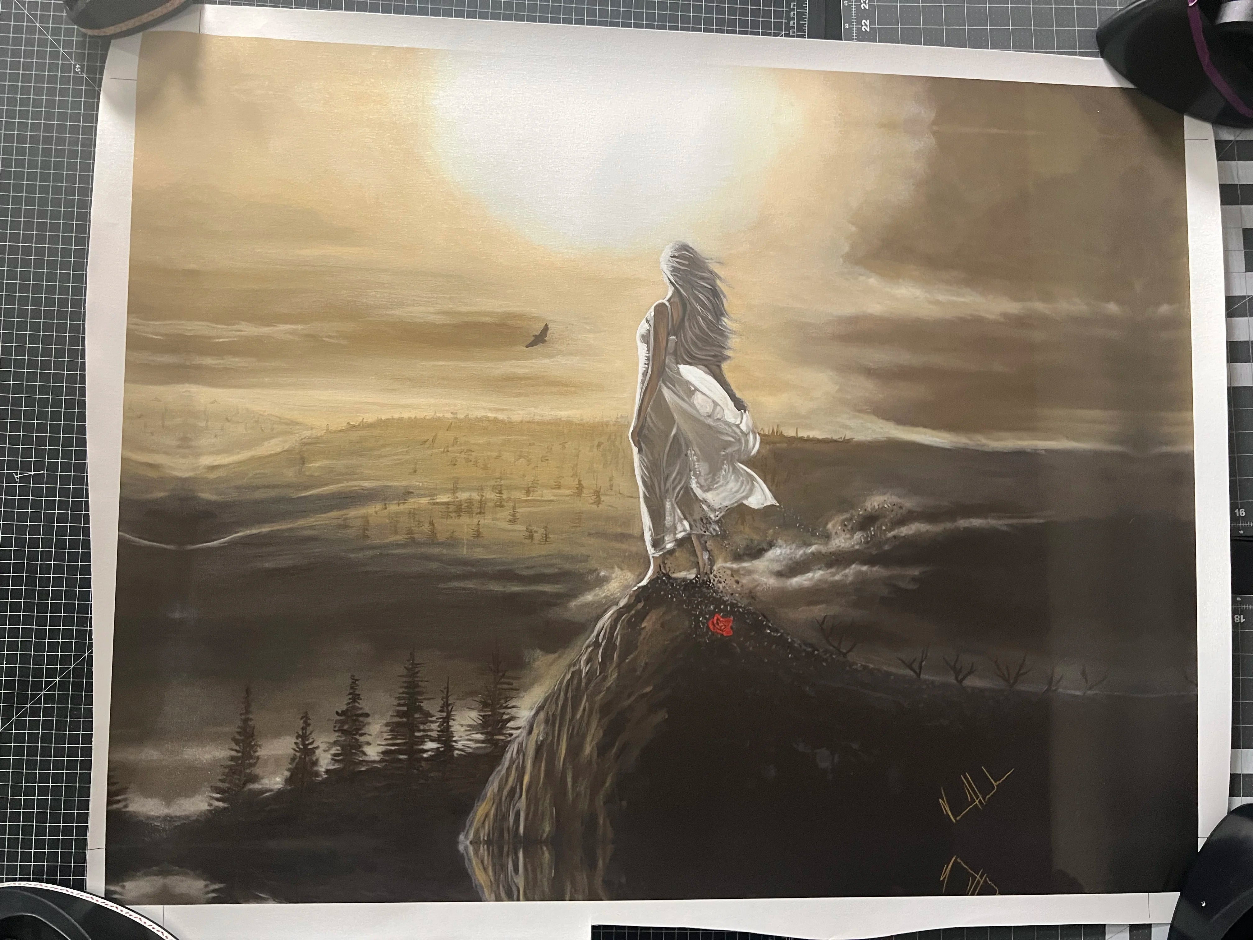 CM# 40 - Beauty for Ashes - 30"X40" - Canvas Print Vanessa Horabuena