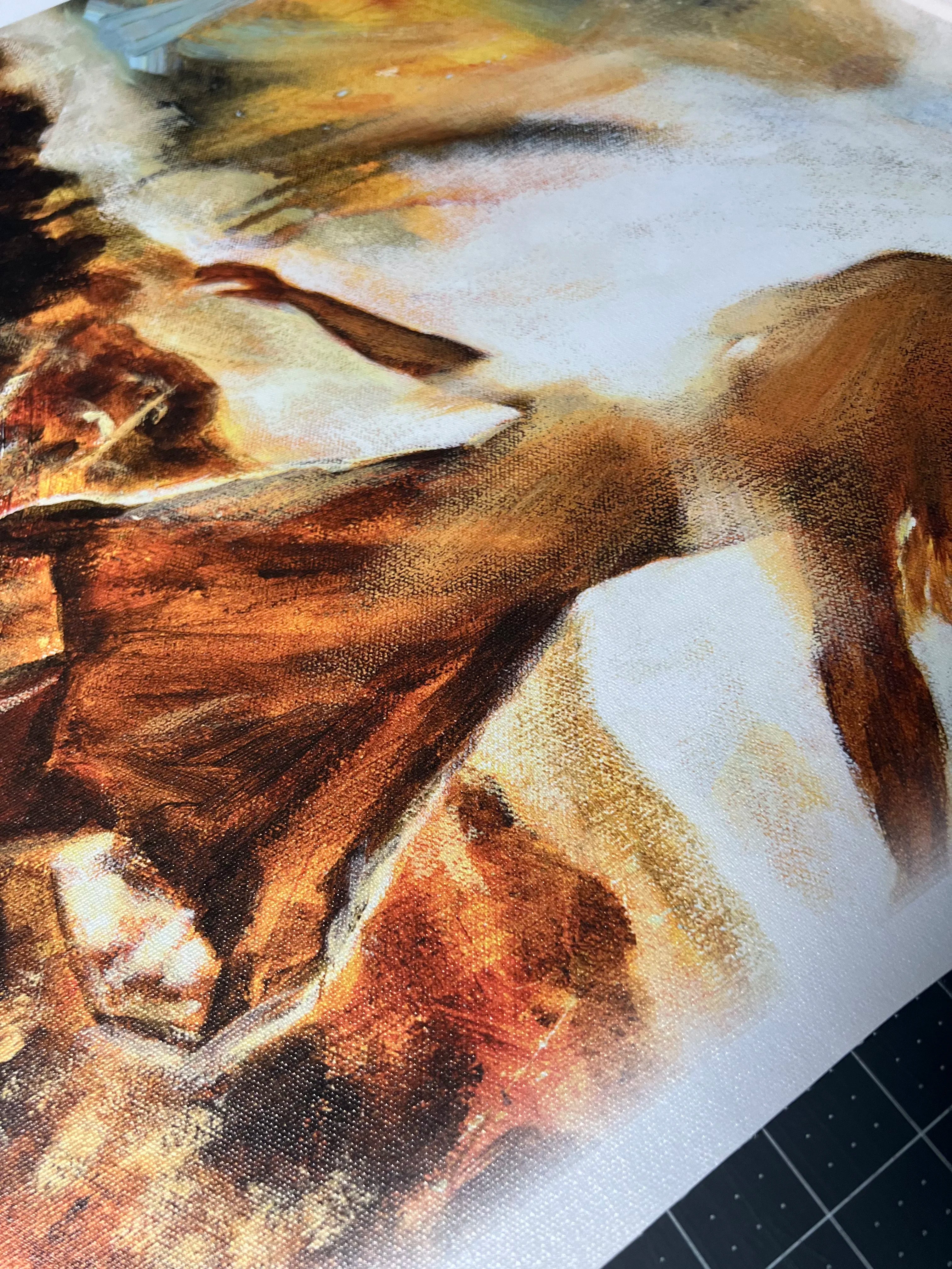 CM# 44 - Dare to Dance Again Redesign - 24"x30" Canvas Print Vanessa Horabuena