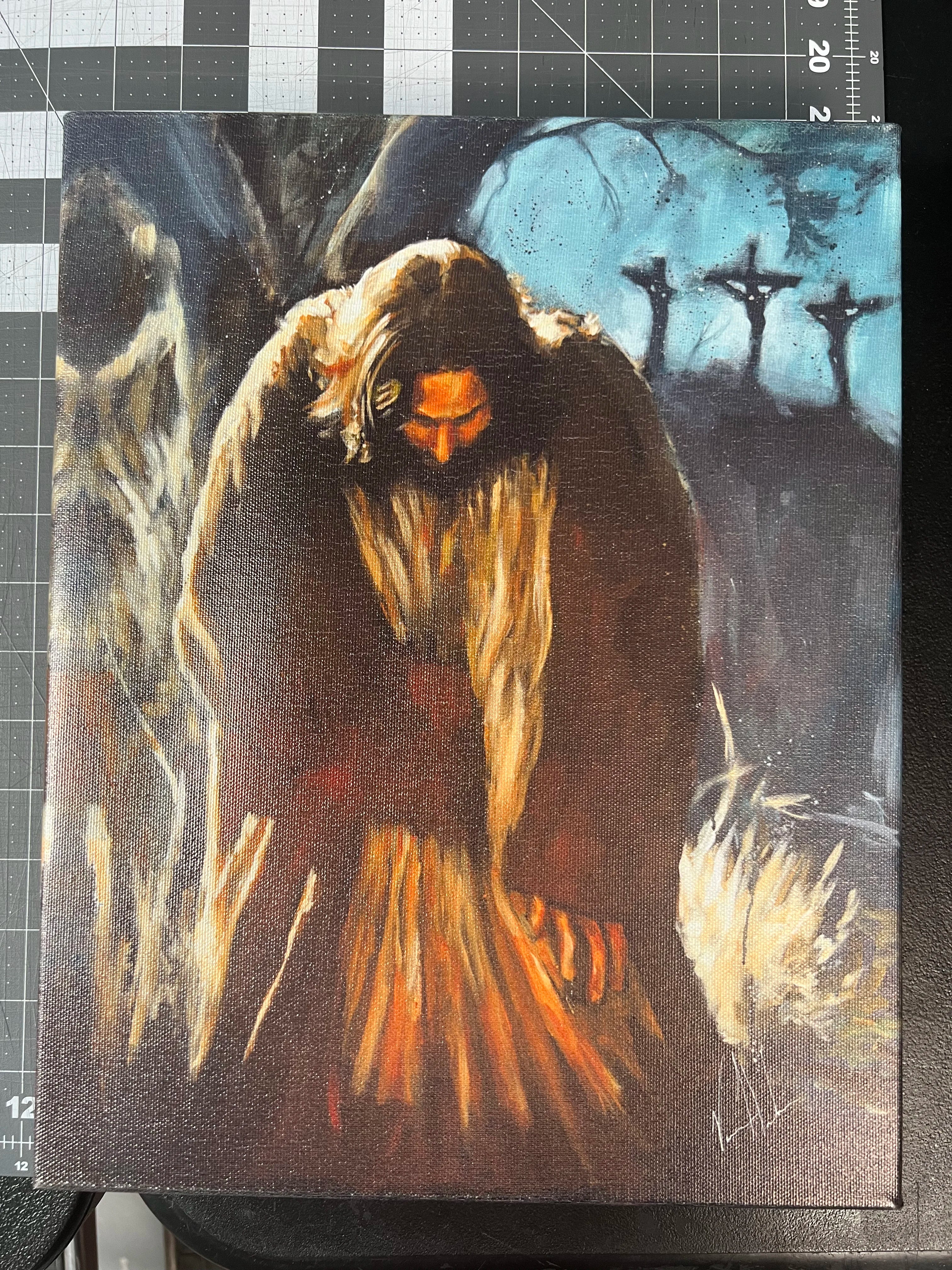 CM# 50 - Walk By Faith - 11"x14" Canvas Print Vanessa Horabuena