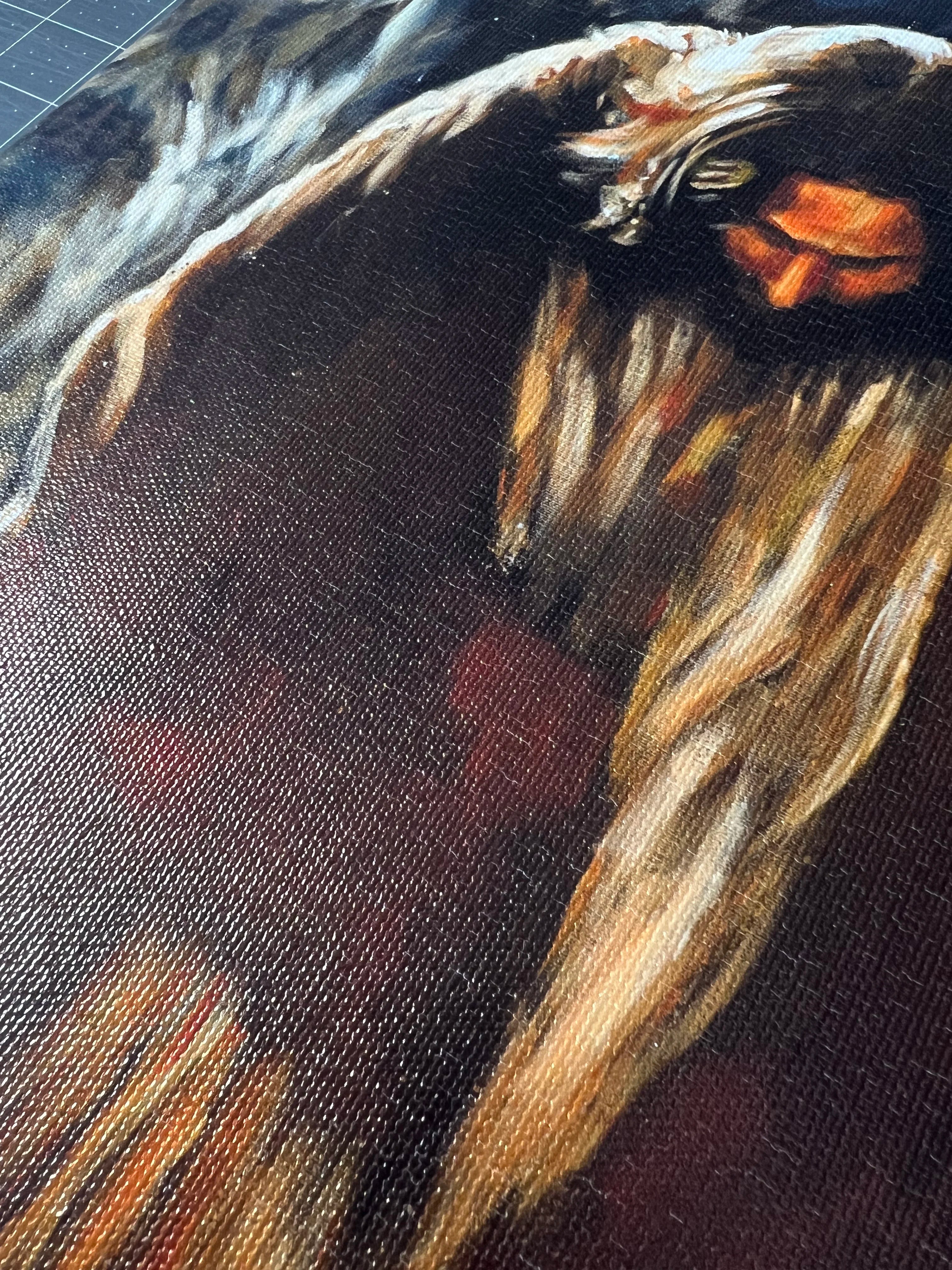 CM# 50 - Walk By Faith - 11"x14" Canvas Print Vanessa Horabuena