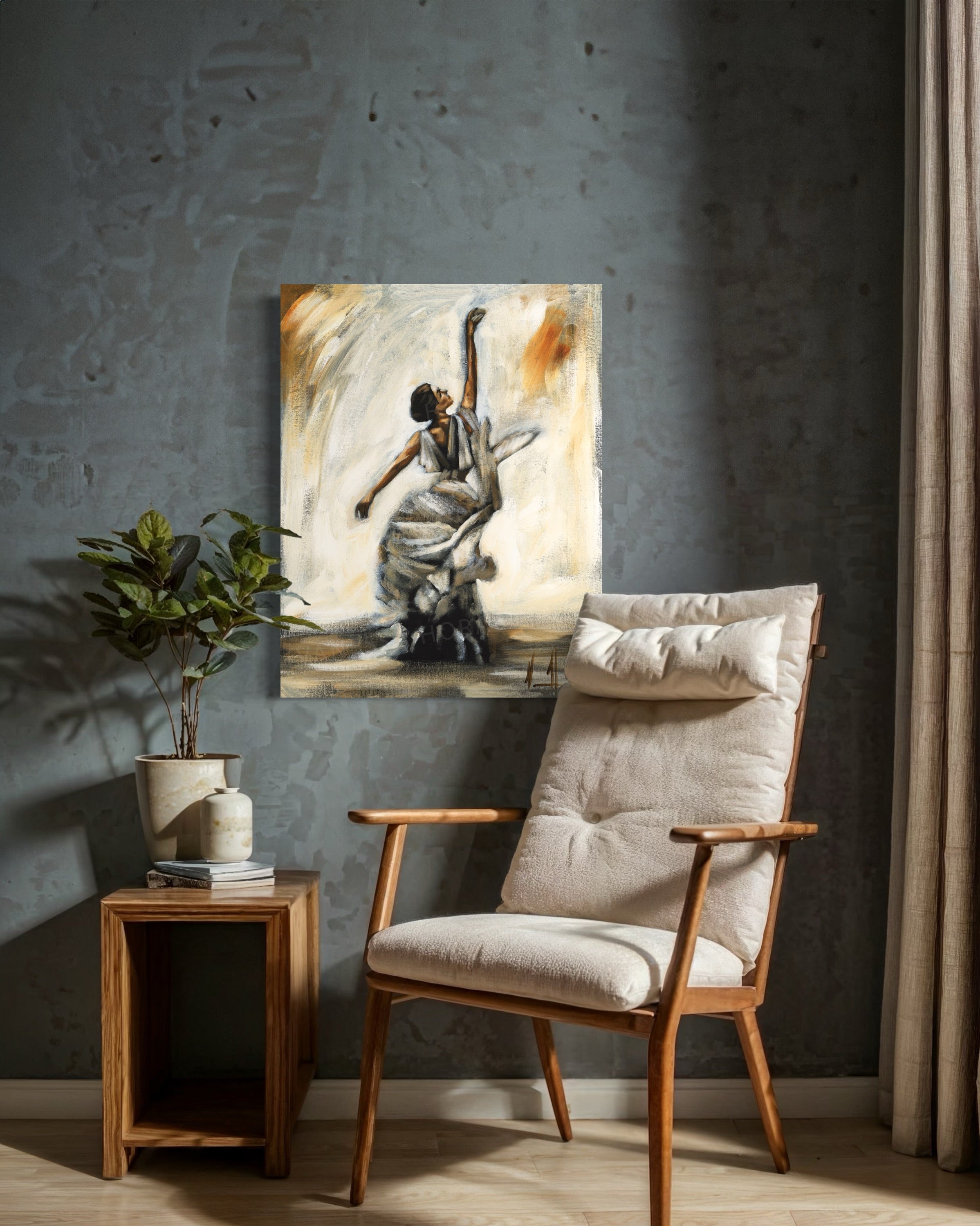 I’ll Praise You in the Morning's Light Women's Art Print Vanessa Horabuena