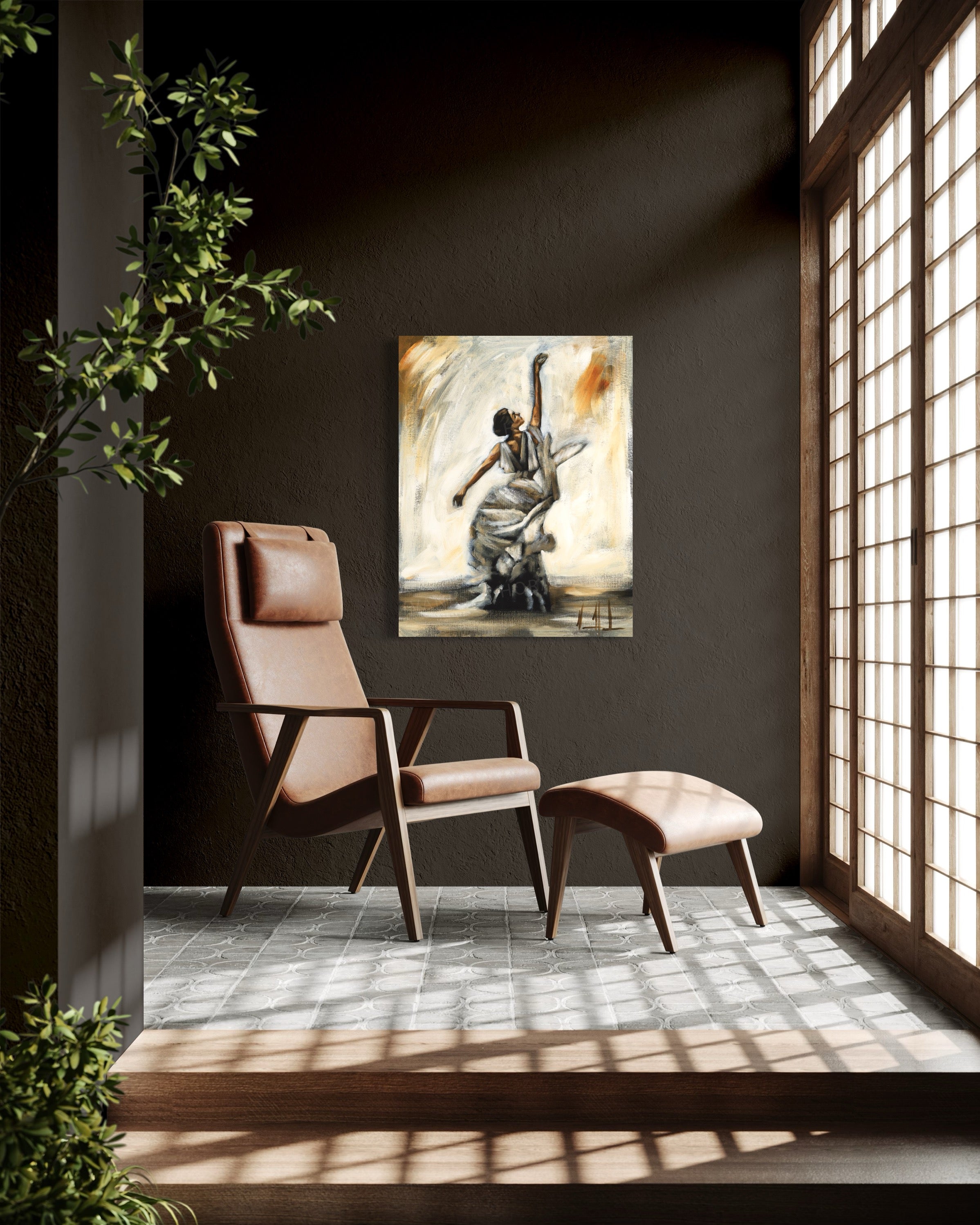 I’ll Praise You in the Morning's Light Women's Art Print Vanessa Horabuena