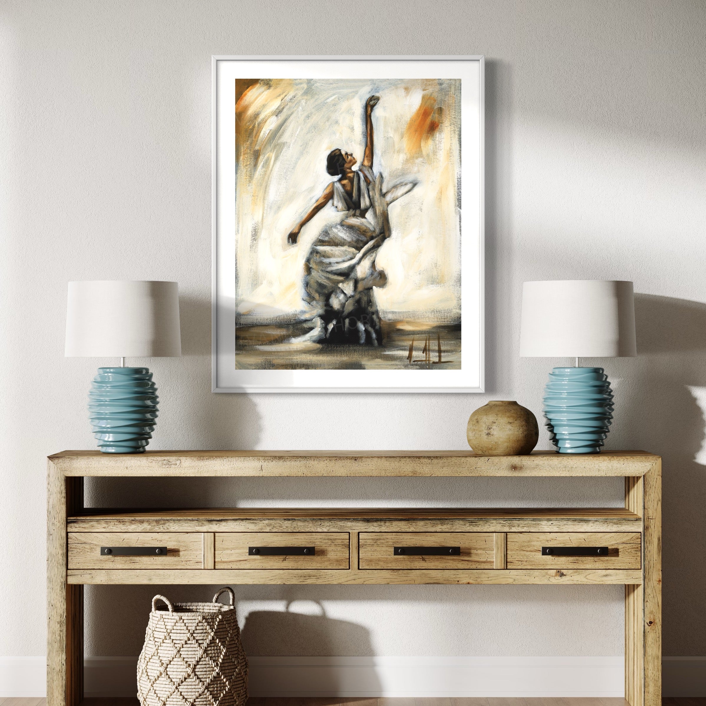 I’ll Praise You in the Morning's Light Women's Art Print Vanessa Horabuena