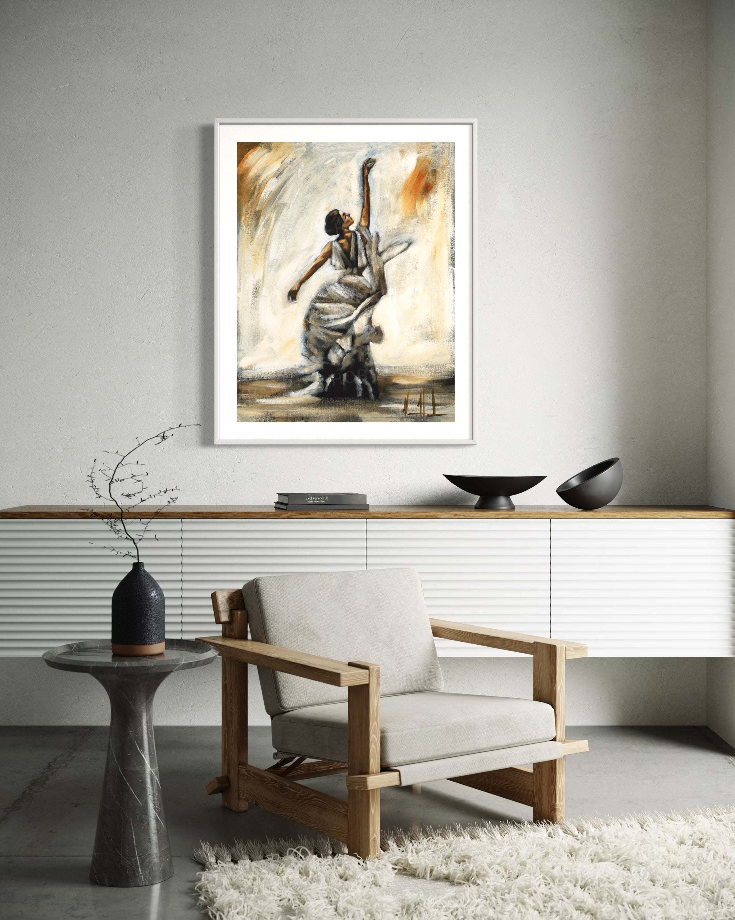 I’ll Praise You in the Morning's Light Women's Art Print Vanessa Horabuena