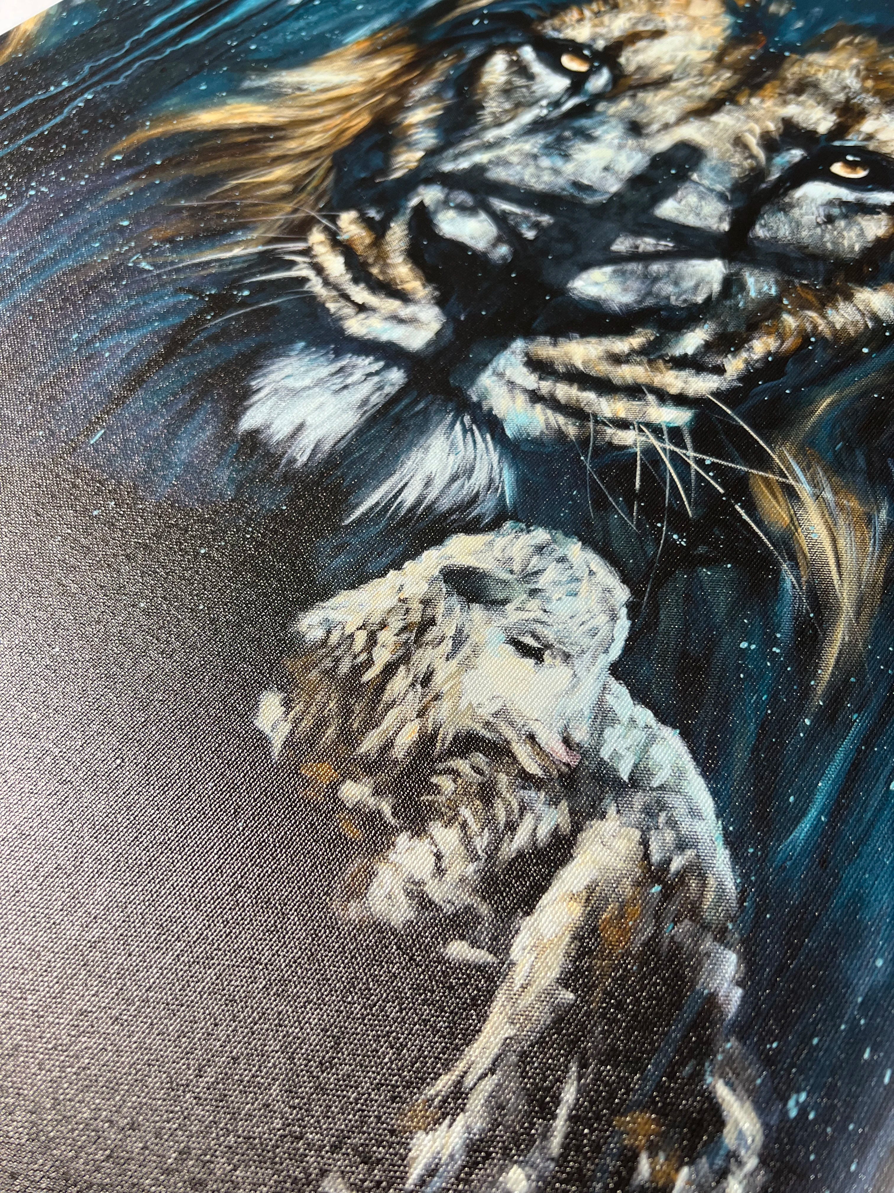 CM# 77 - The Eyes of the Shepherd - 16"x20" Canvas Print