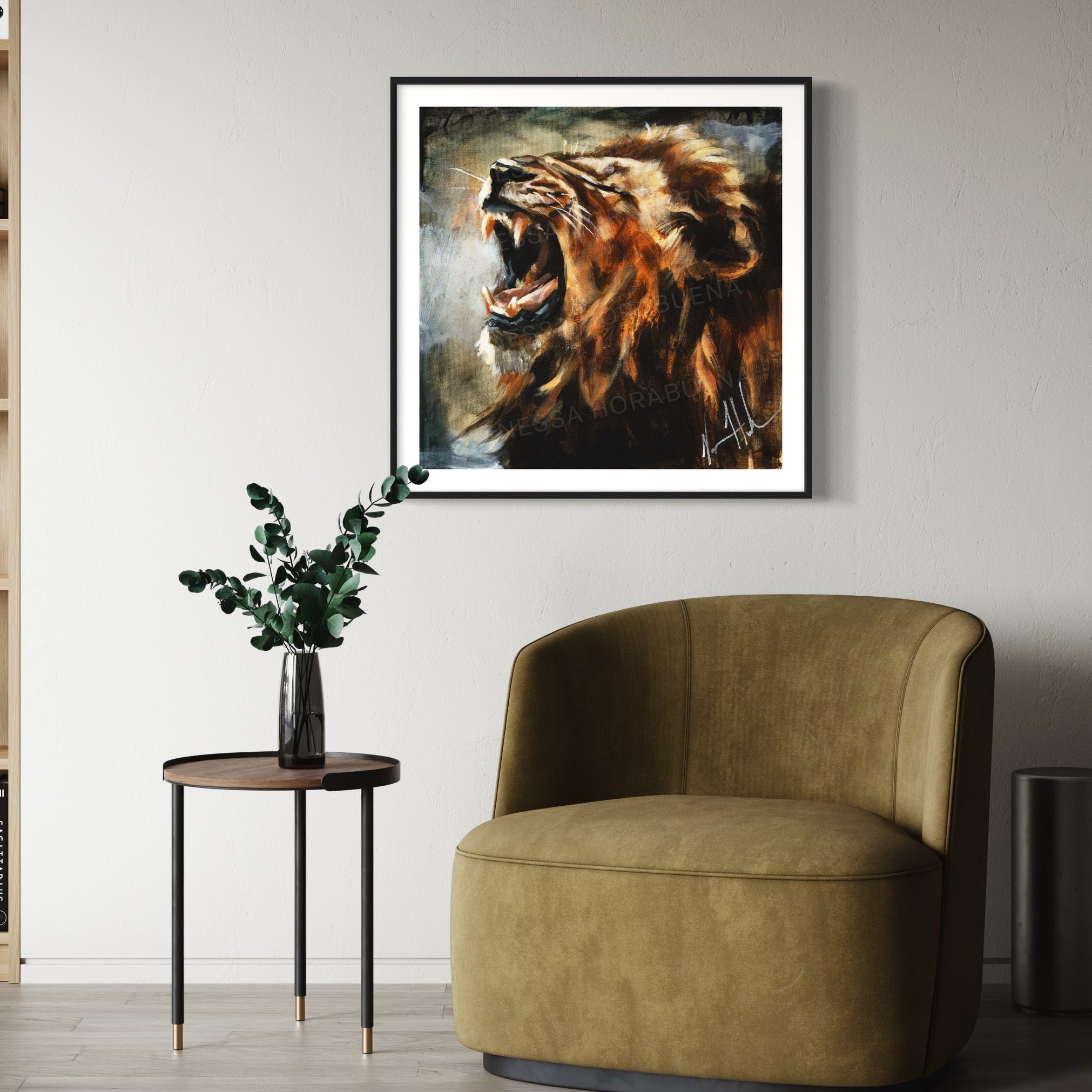 A Time to Roar Lion Art Print Vanessa Horabuena