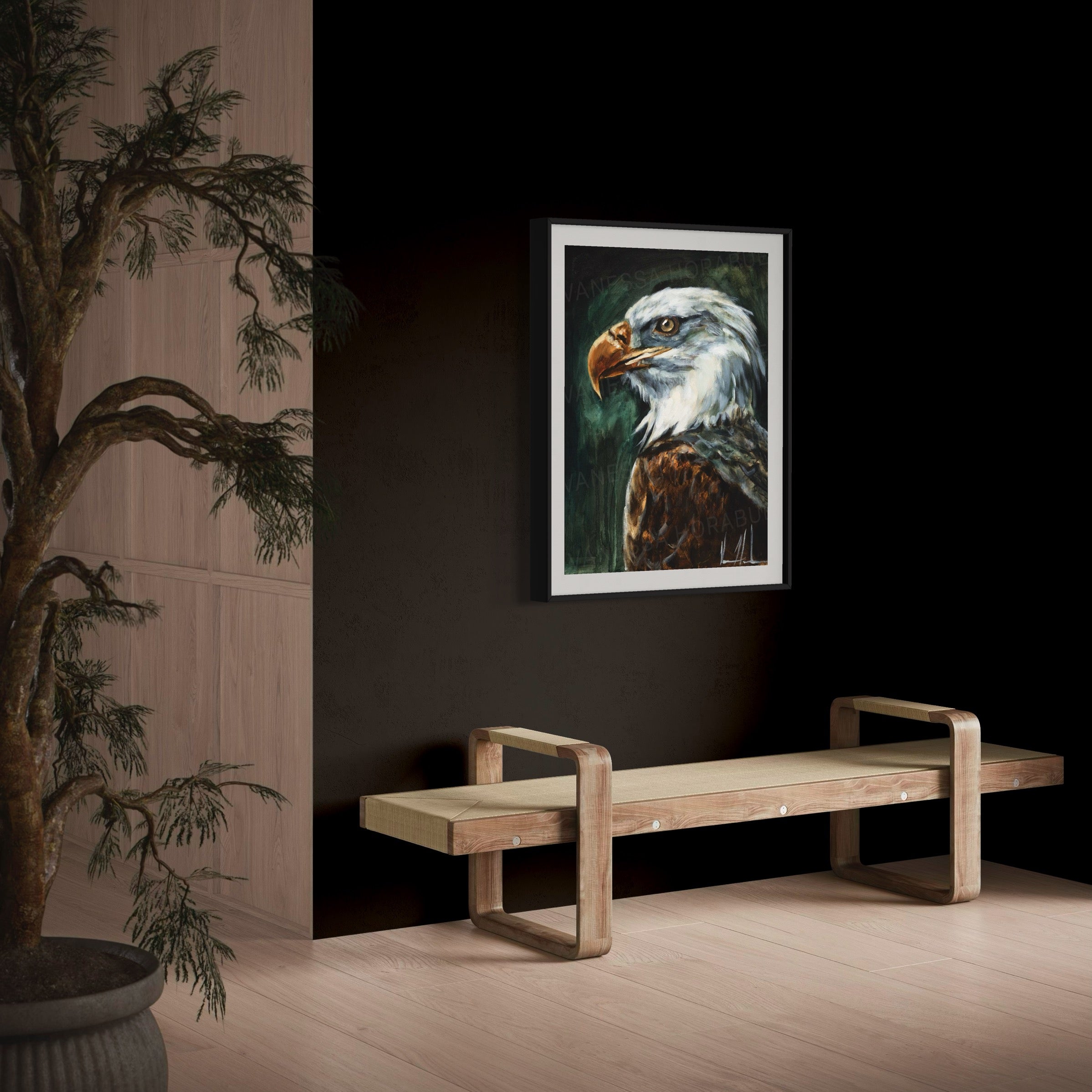 Resolve of Strength Patriotic Art Print Vanessa Horabuena