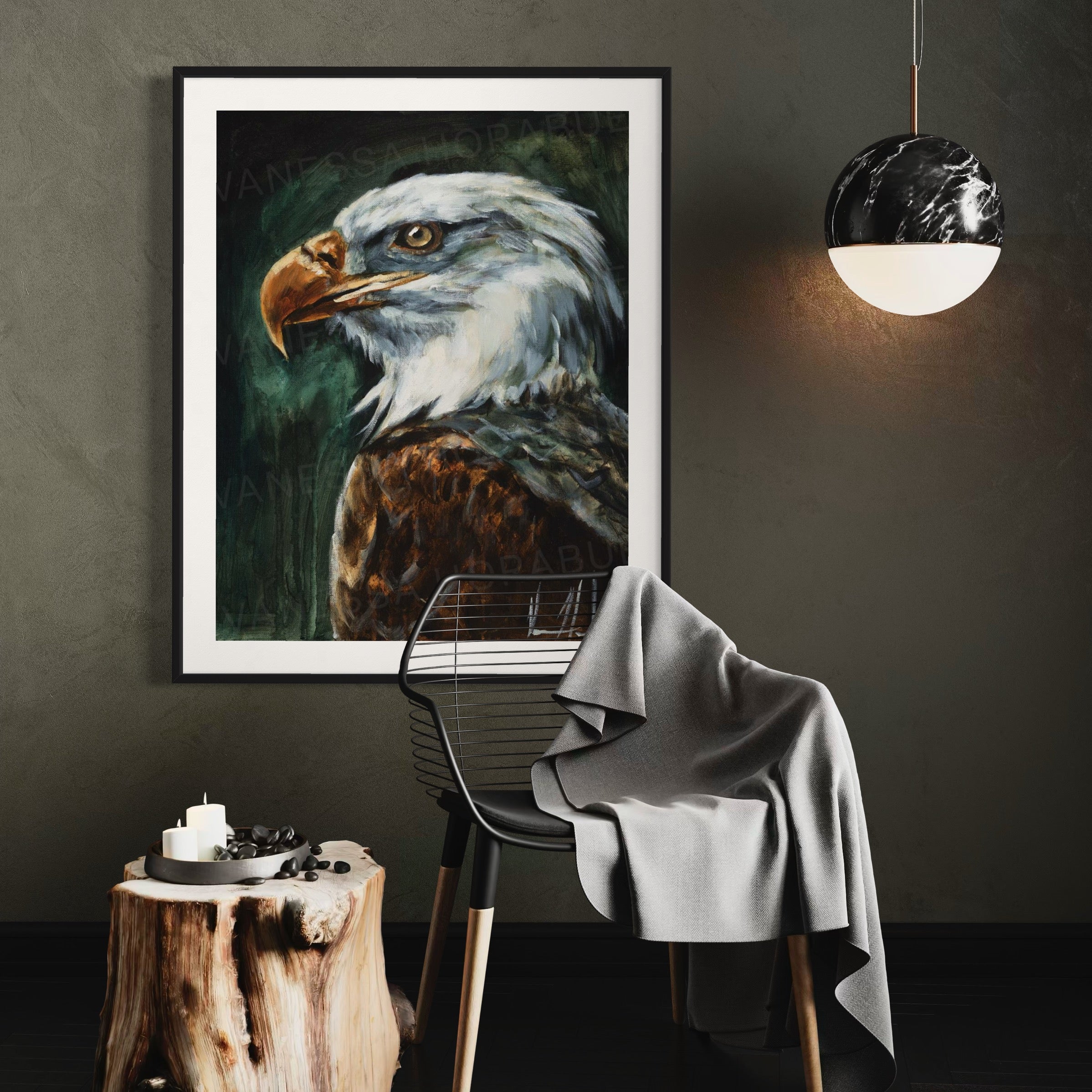 Resolve of Strength Patriotic Art Print Vanessa Horabuena