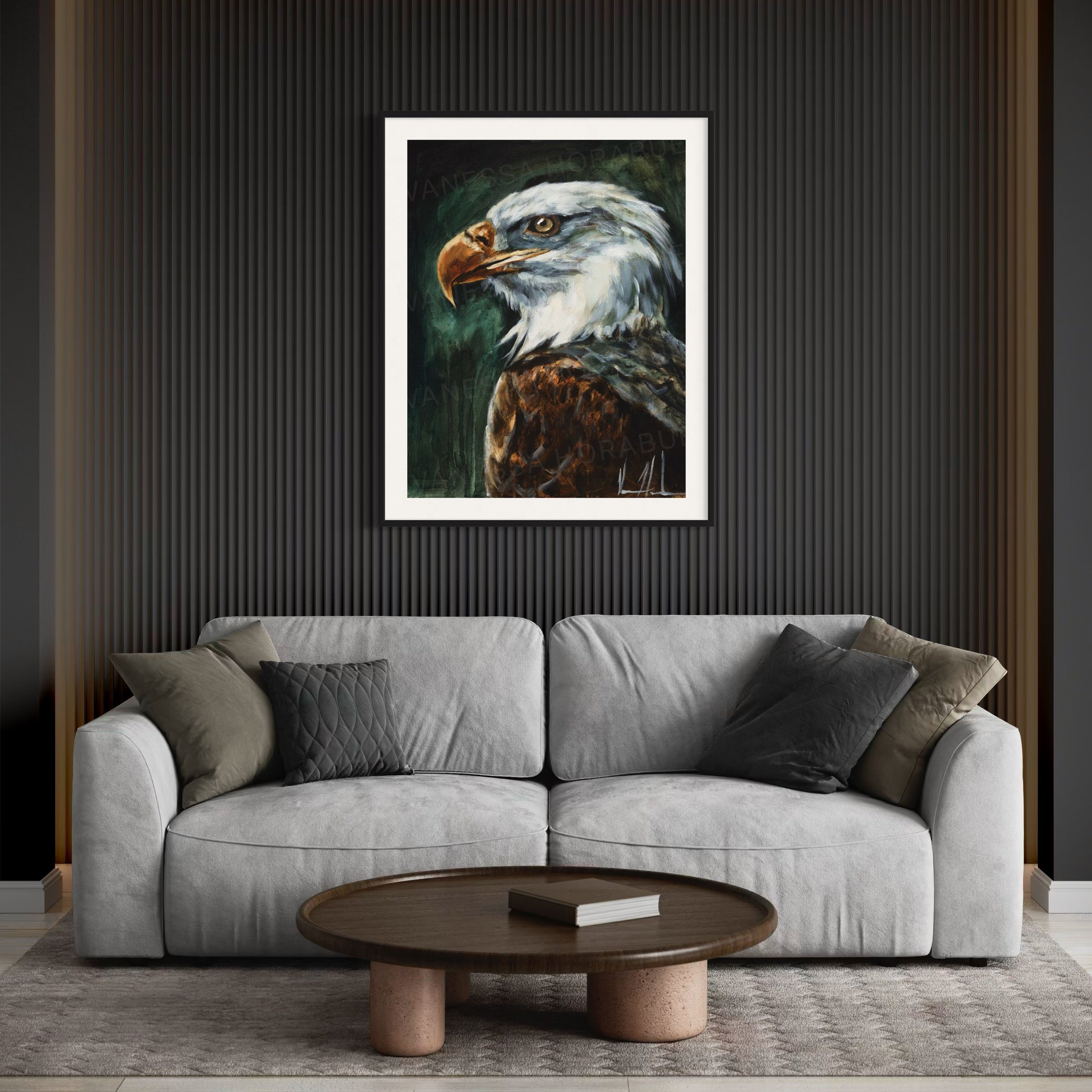 Resolve of Strength Patriotic Art Print Vanessa Horabuena