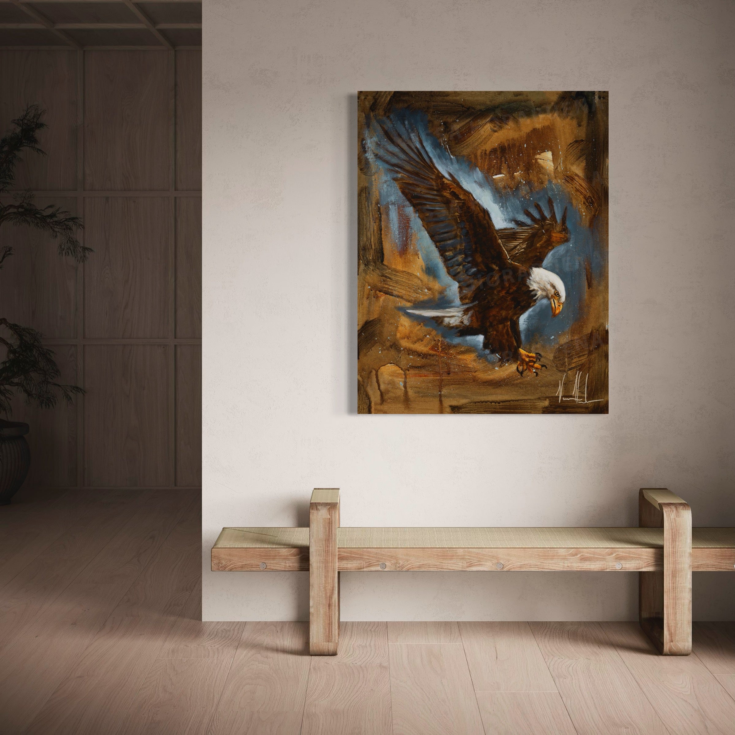 Take to Flight Patriotic Art Print Vanessa Horabuena