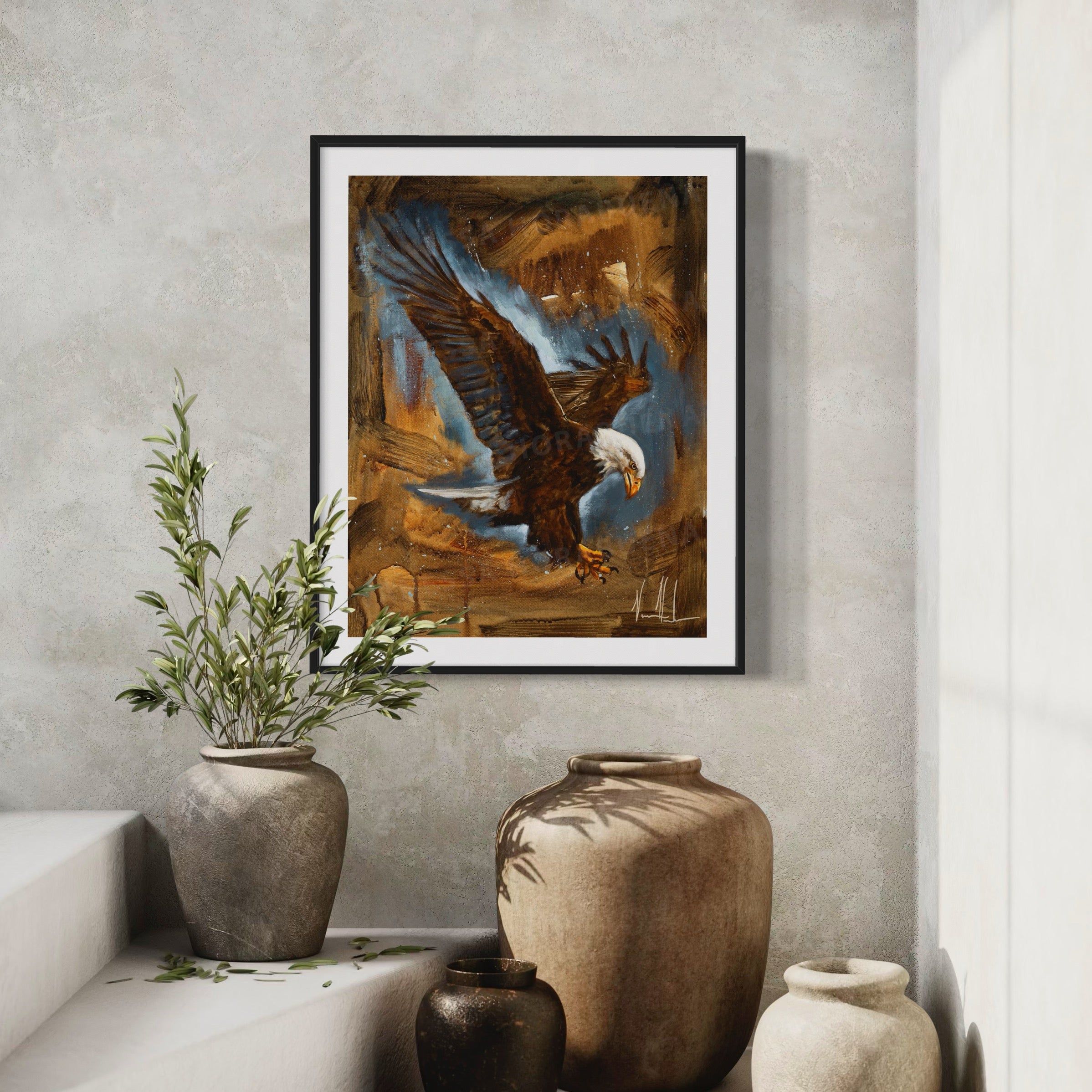 Take to Flight Patriotic Art Print Vanessa Horabuena