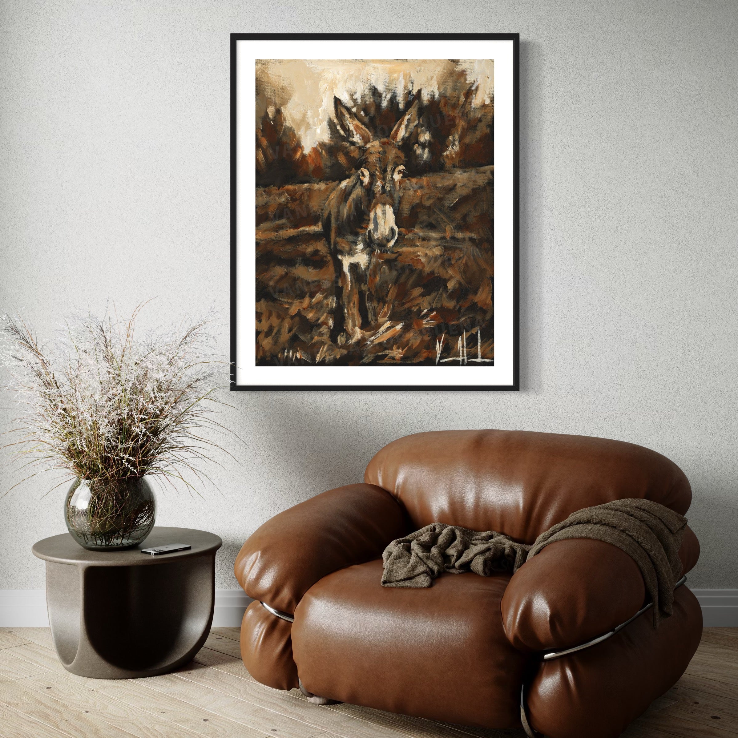 In Your Pastures I Remain (Hand Embellished Canvas Print) Vanessa Horabuena