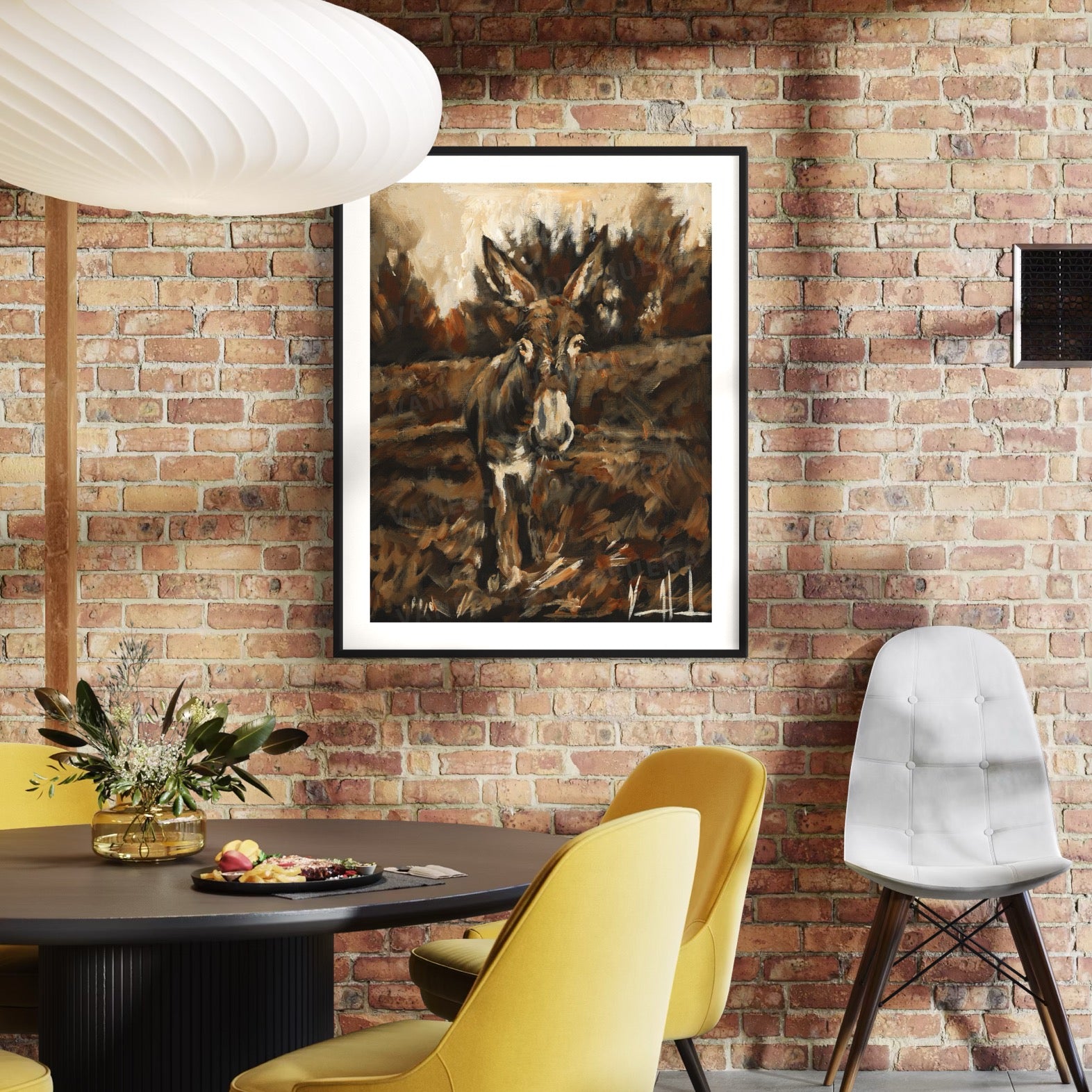 In Your Pastures I Remain (Hand Embellished Canvas Print) Vanessa Horabuena