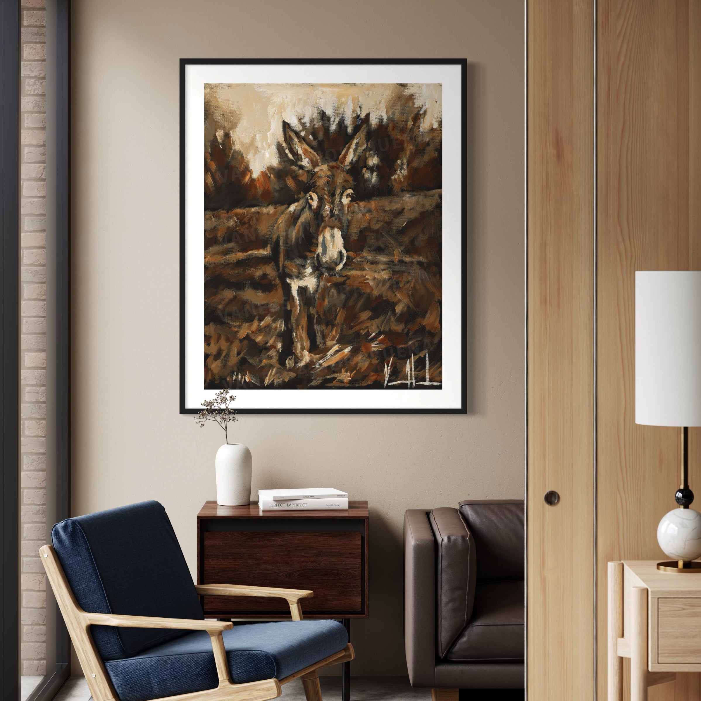 In Your Pastures I Remain (Hand Embellished Canvas Print) Vanessa Horabuena