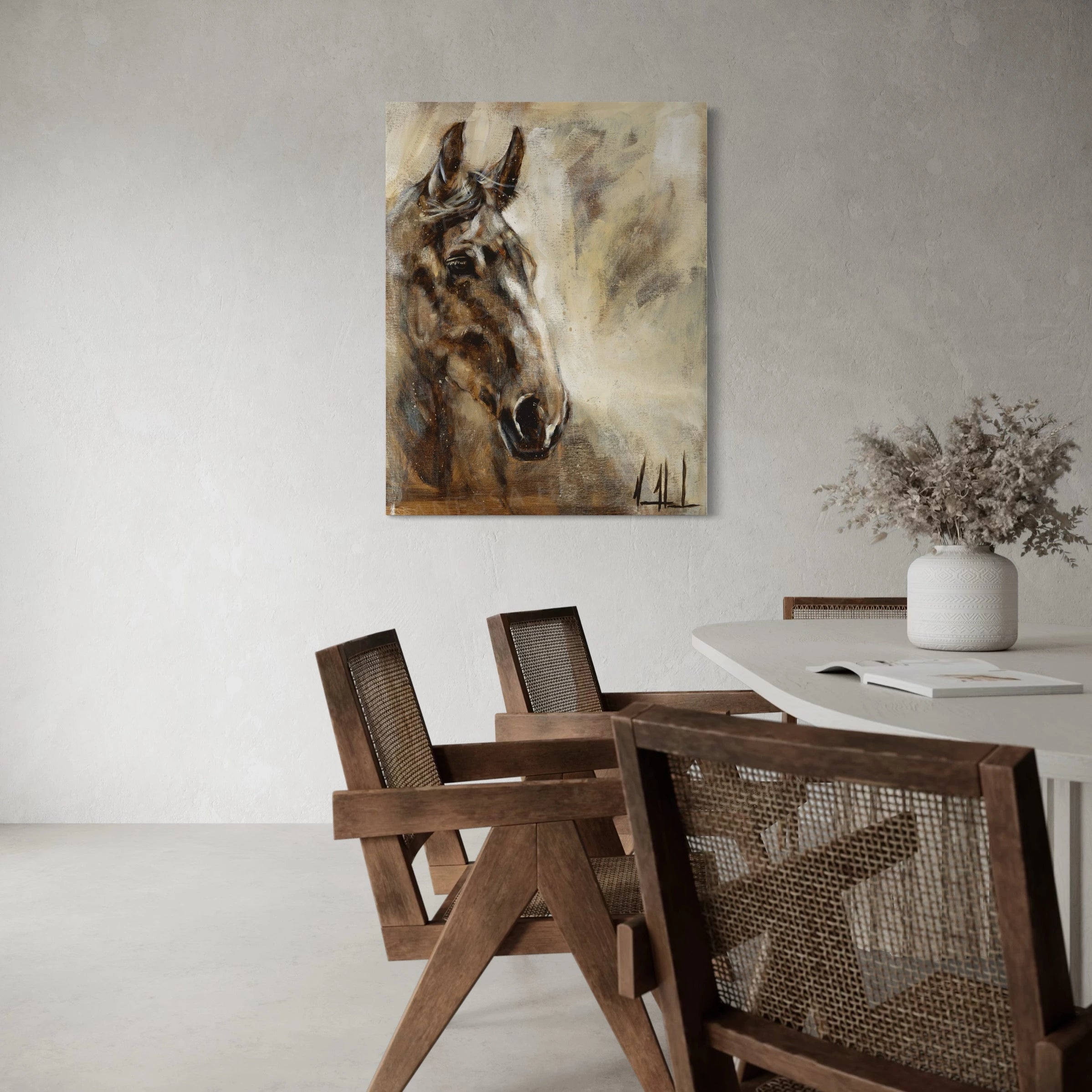 The Voice of Truth Horse Art Print Vanessa Horabuena