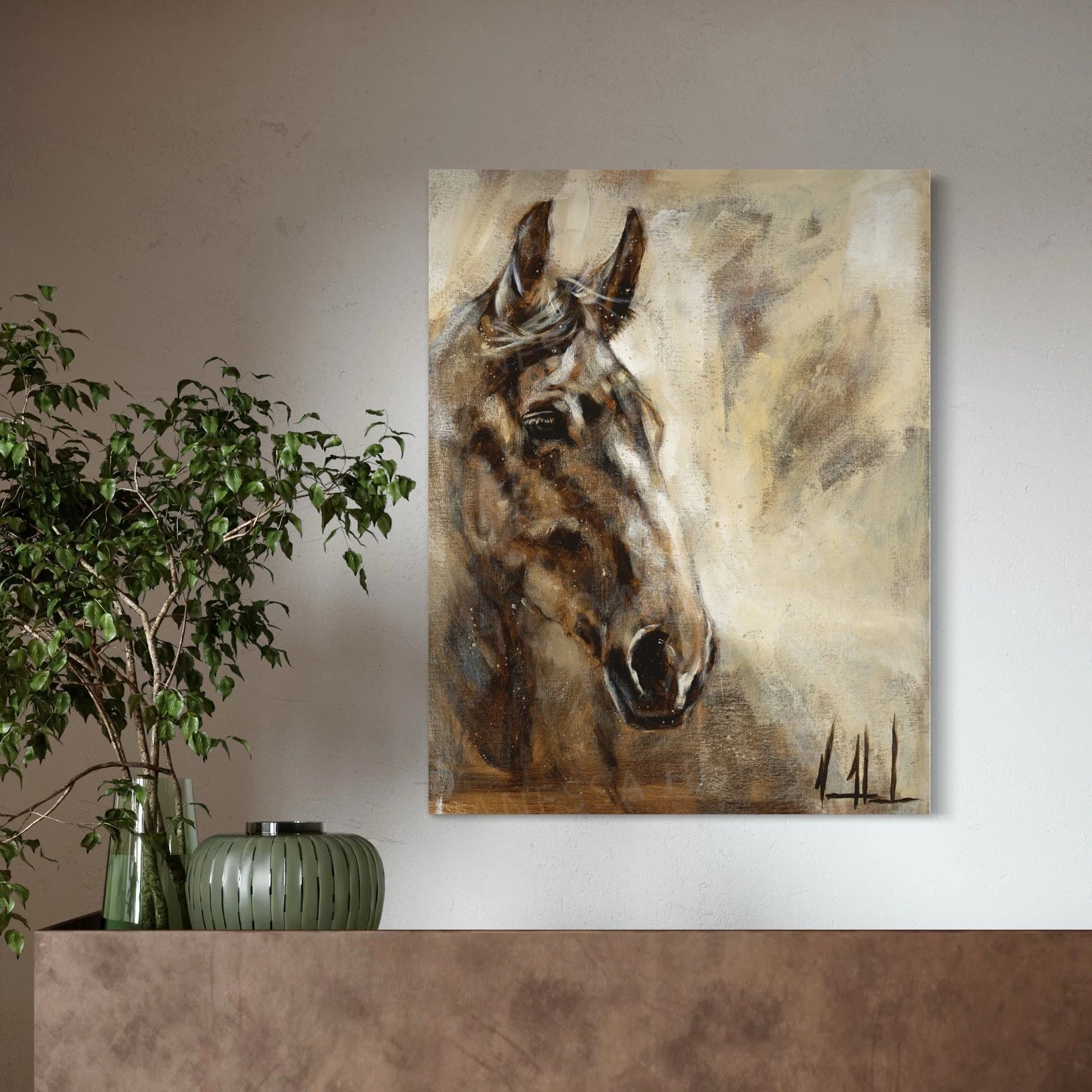 The Voice of Truth Horse Art Print Vanessa Horabuena