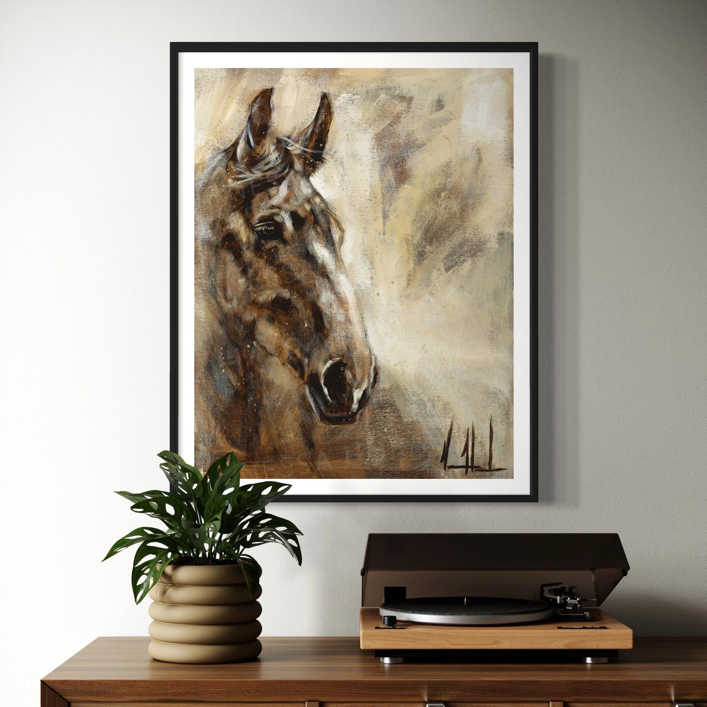 The Voice of Truth Horse Art Print Vanessa Horabuena