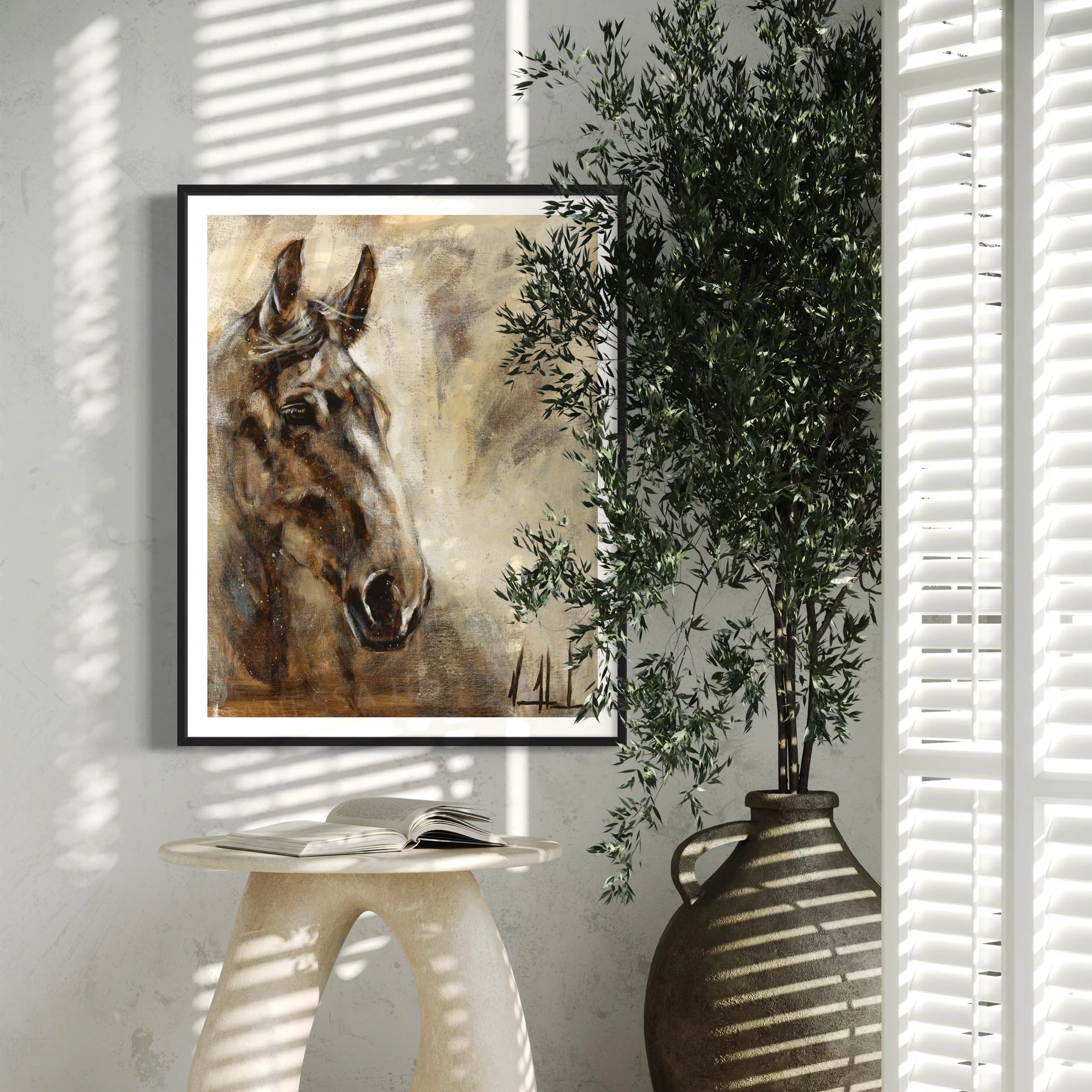 The Voice of Truth Horse Art Print Vanessa Horabuena
