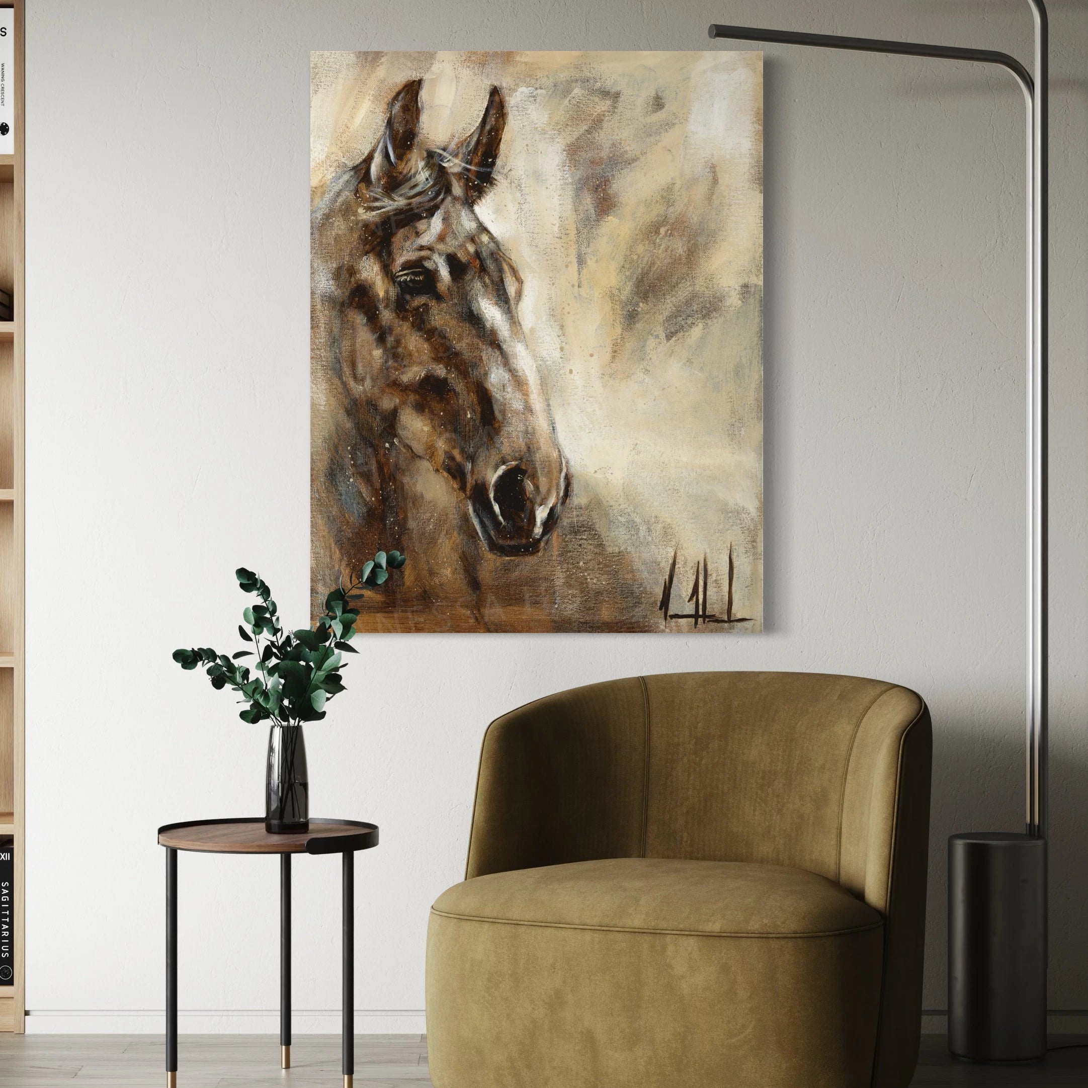 The Voice of Truth Horse Art Print Vanessa Horabuena