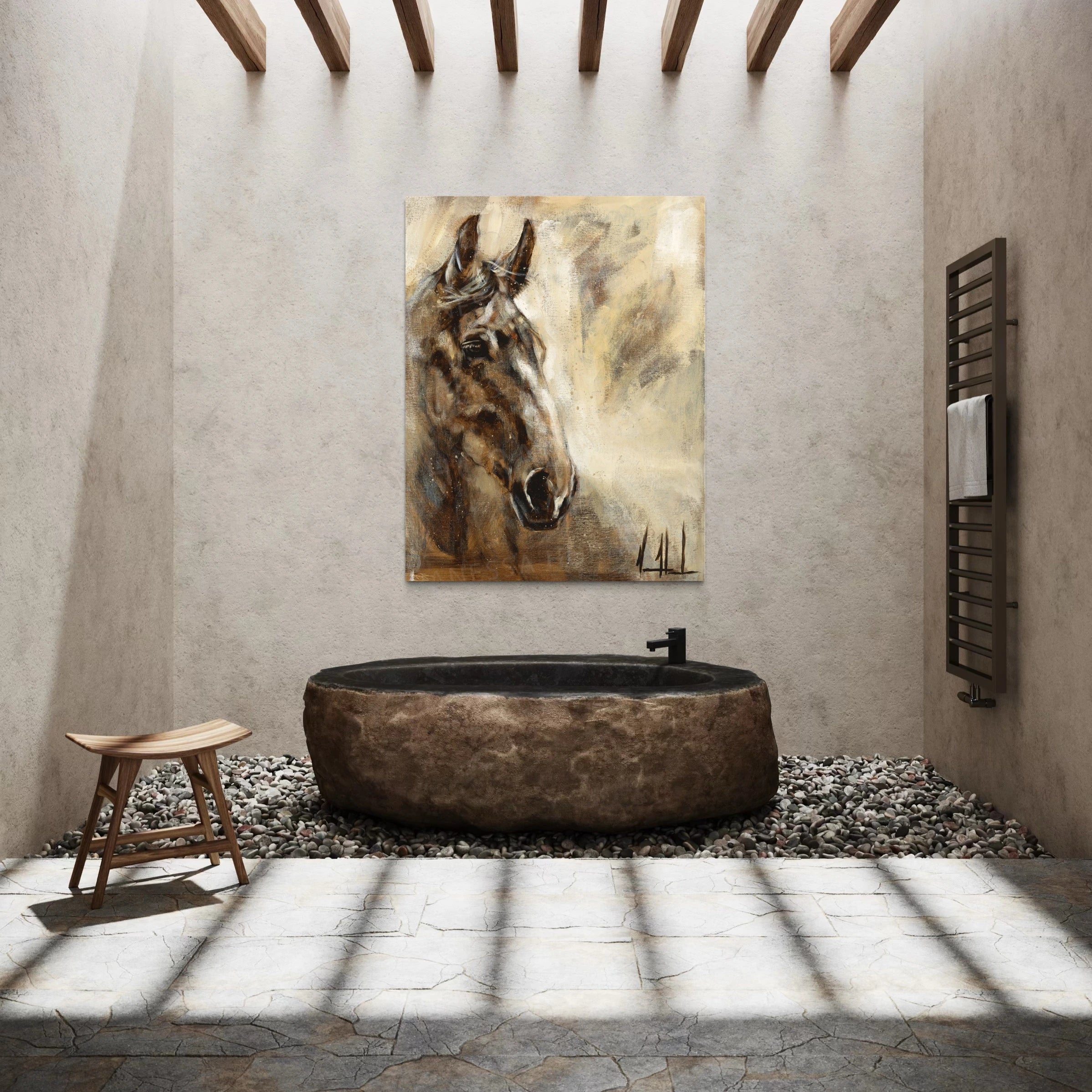 The Voice of Truth Horse Art Print Vanessa Horabuena