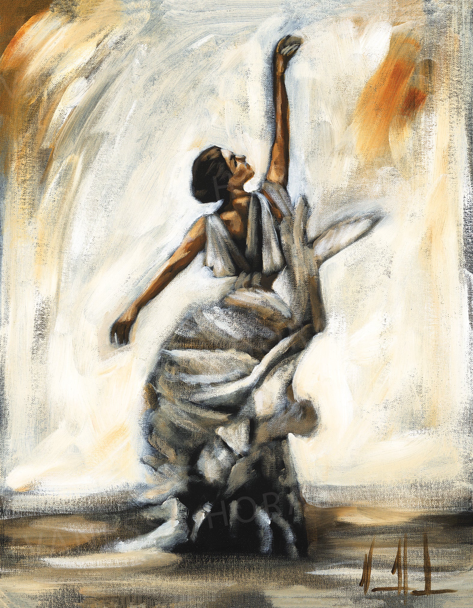 I’ll Praise You in the Morning's Light Women's Art Print Vanessa Horabuena