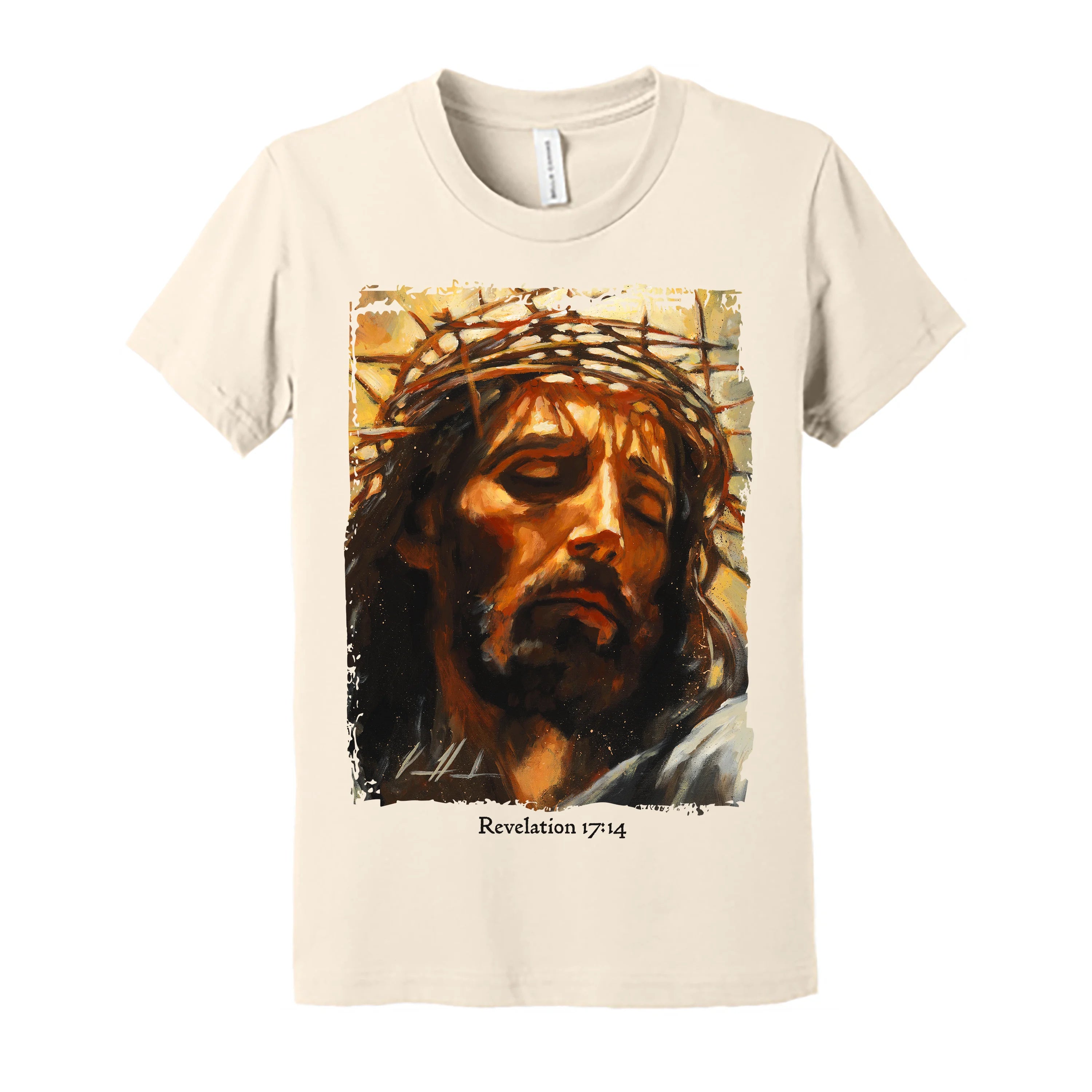 Kids T - Christ is King - (Organic Cotton) Organic Cotton Vanessa Horabuena Youth Natural Small