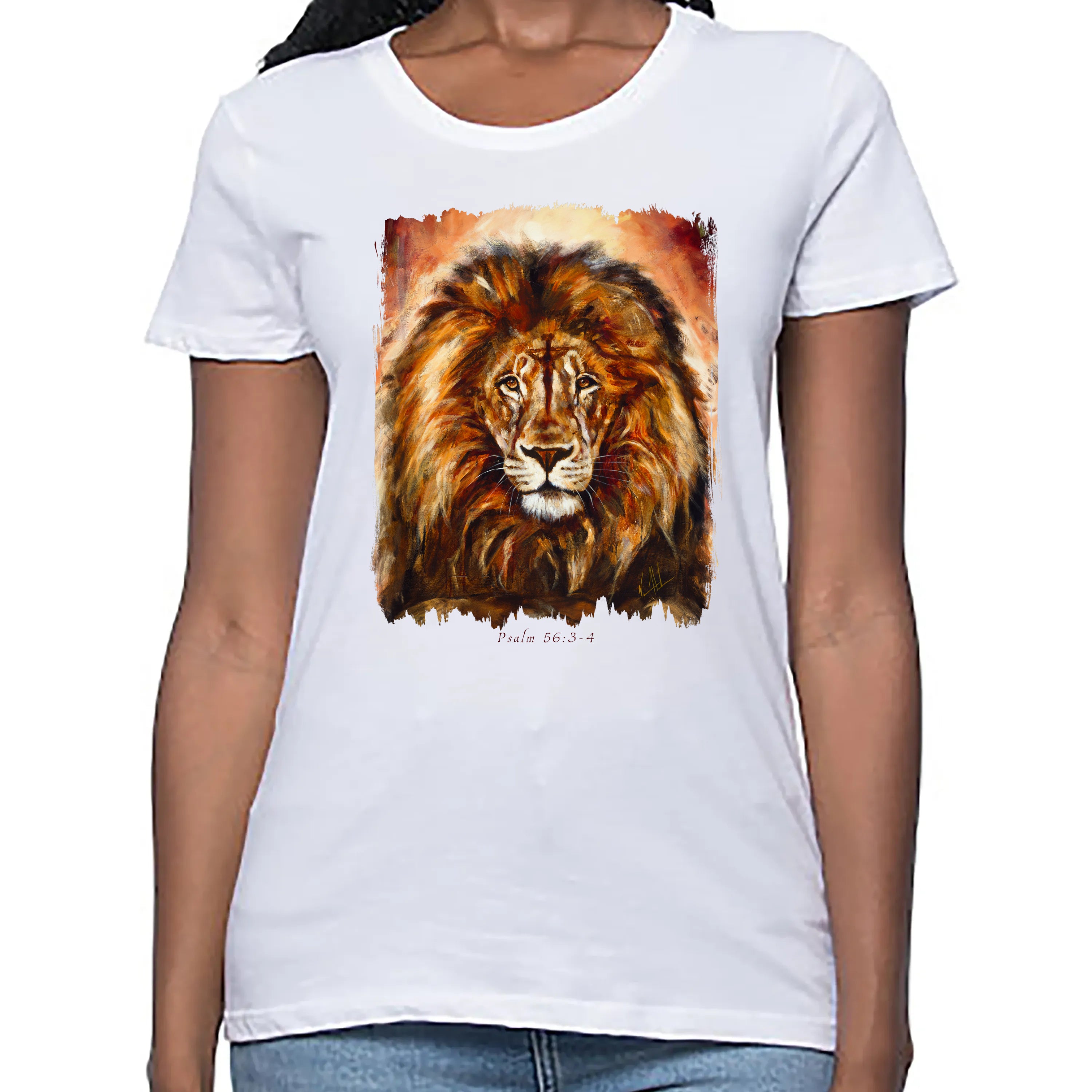 Women's T (Organic Bamboo) - King of Heaven - Glorious Reign Organic Bamboo Vanessa Horabuena