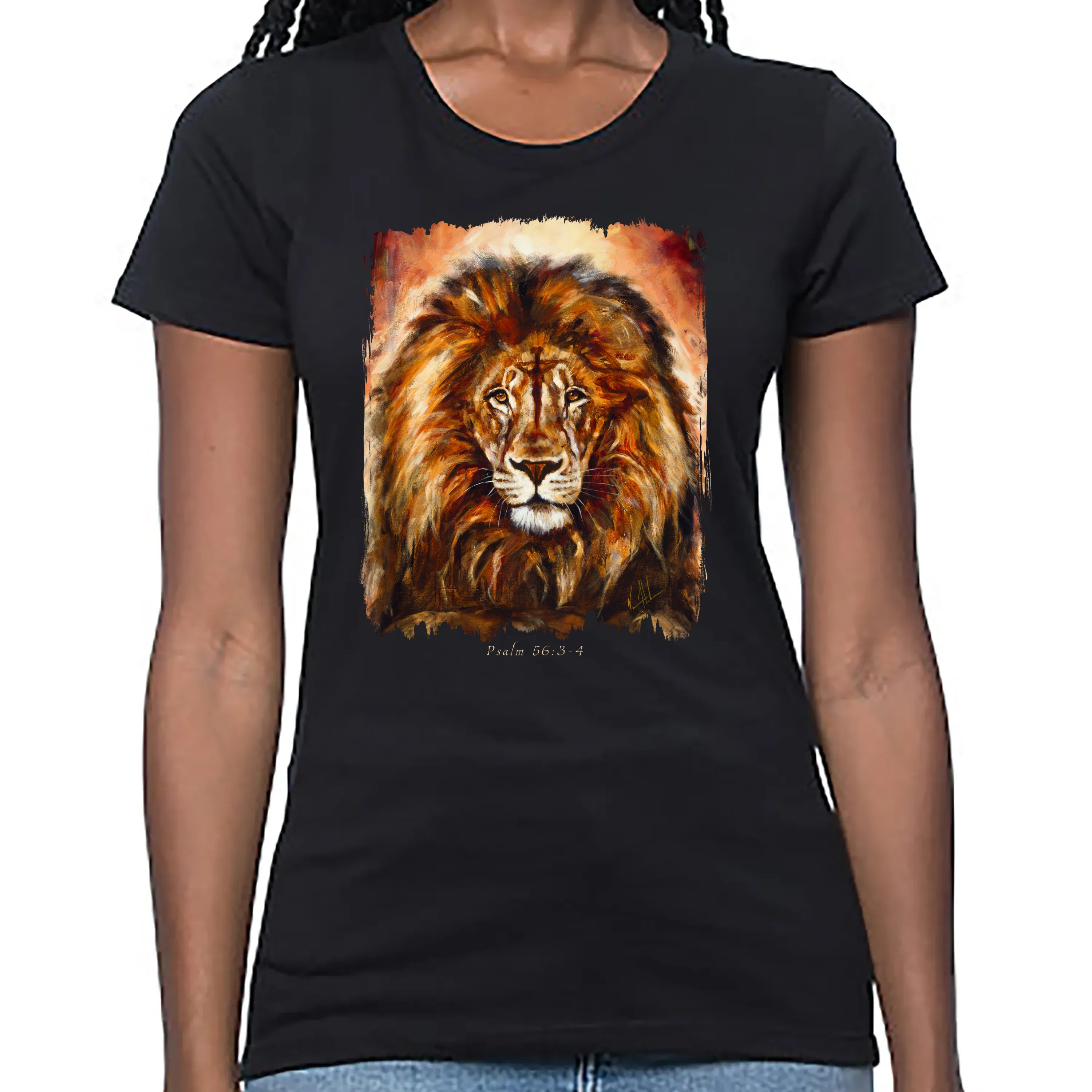 Women's T (Organic Bamboo) - King of Heaven - Glorious Reign Organic Bamboo Vanessa Horabuena