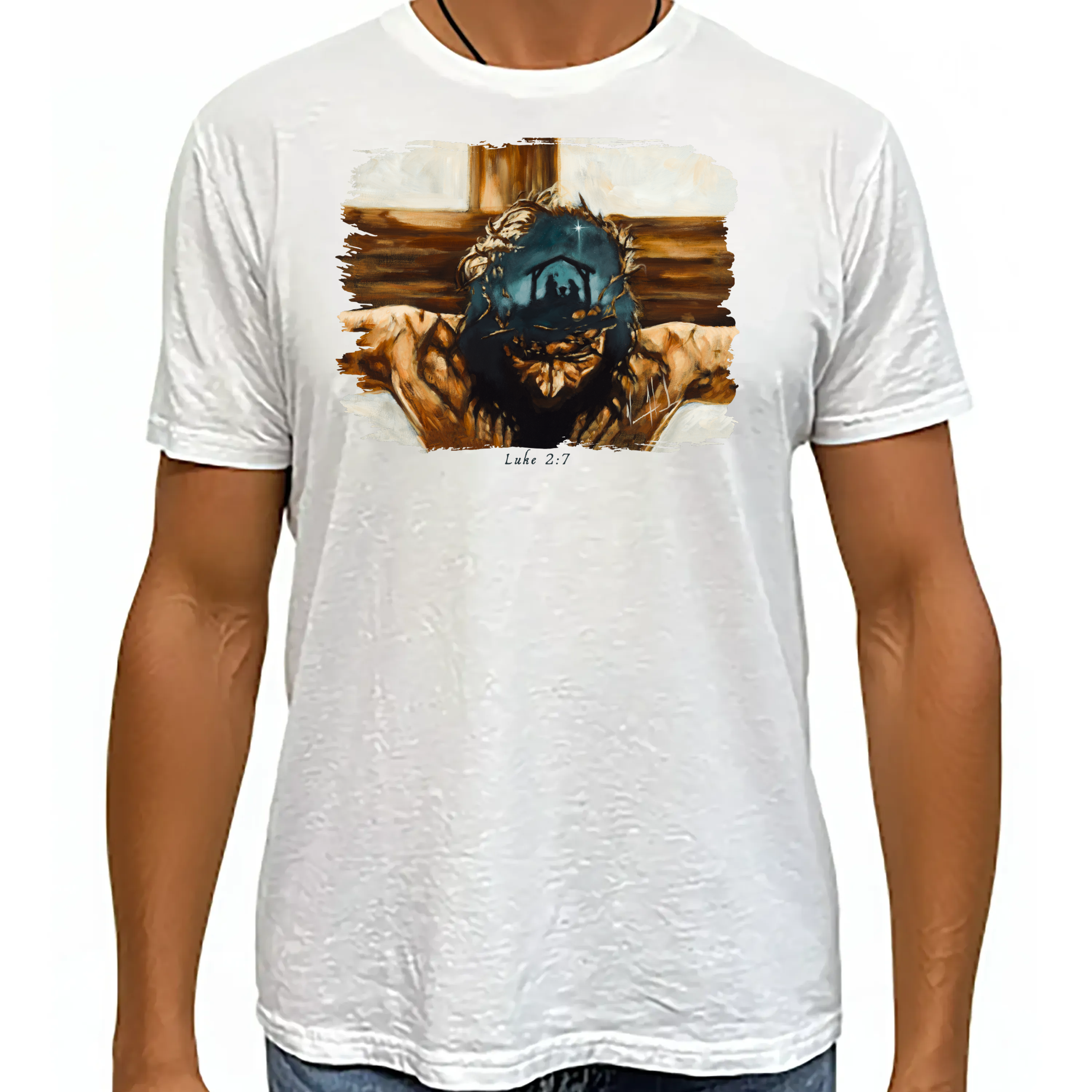 Love's True Story - Unisex T (Premium Organic Fabric) Vanessa Horabuena Bamboo White Small