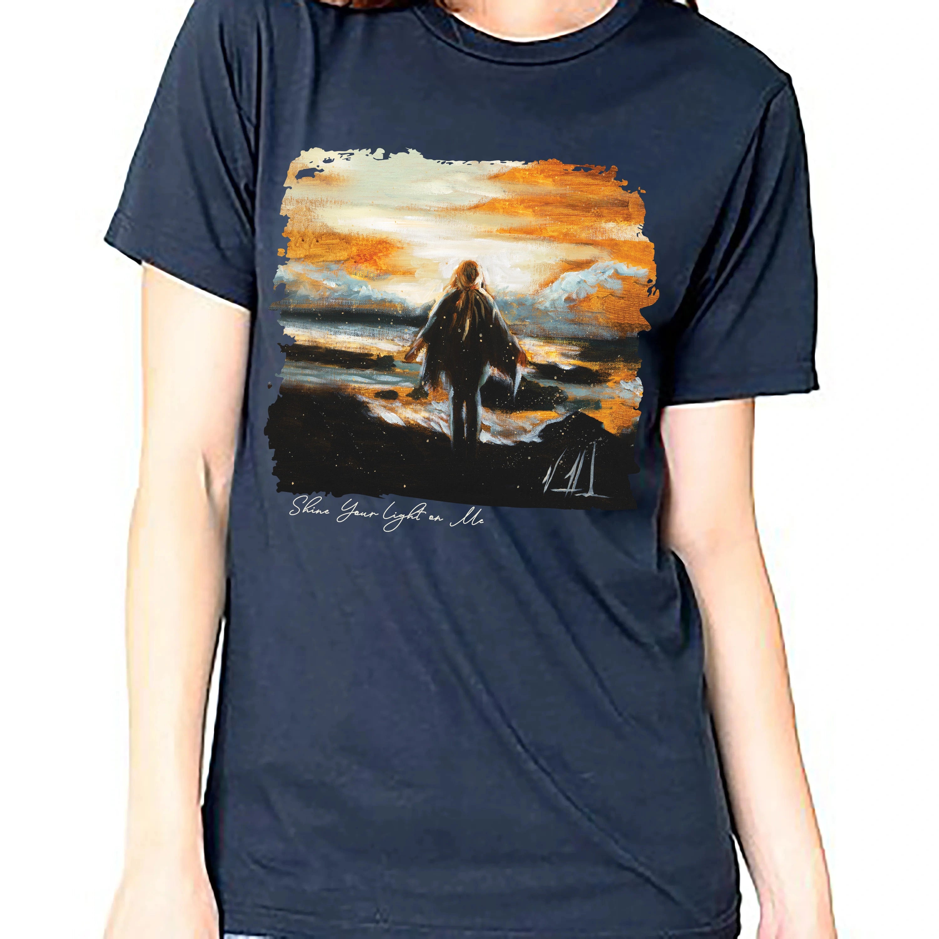 Unisex T (Organic Bamboo) - Shine Your Light on Me Organic Bamboo Vanessa Horabuena