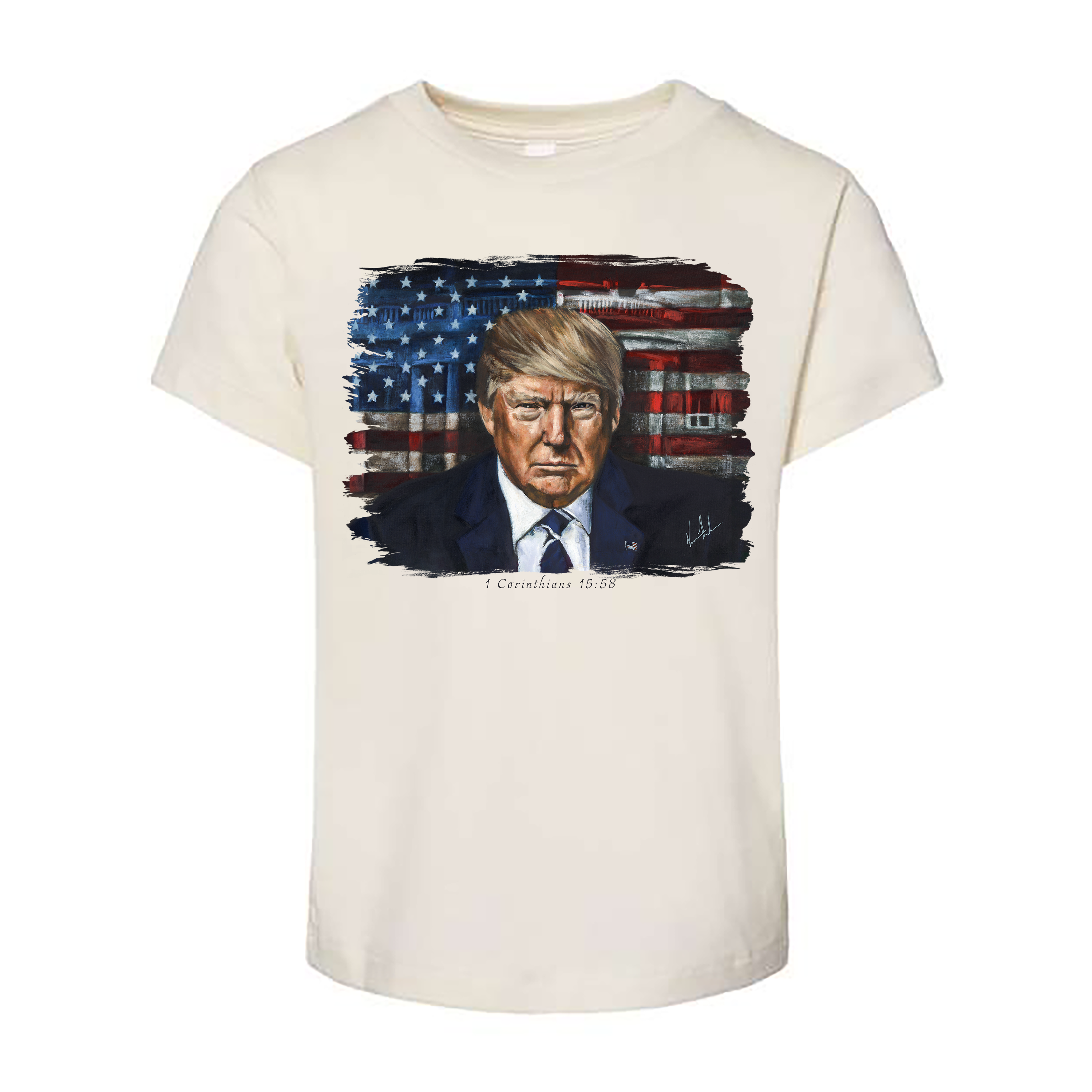 Kids T (Organic Cotton) - Commander in Chief Organic Cotton Vanessa Horabuena Toddler Natural 2T