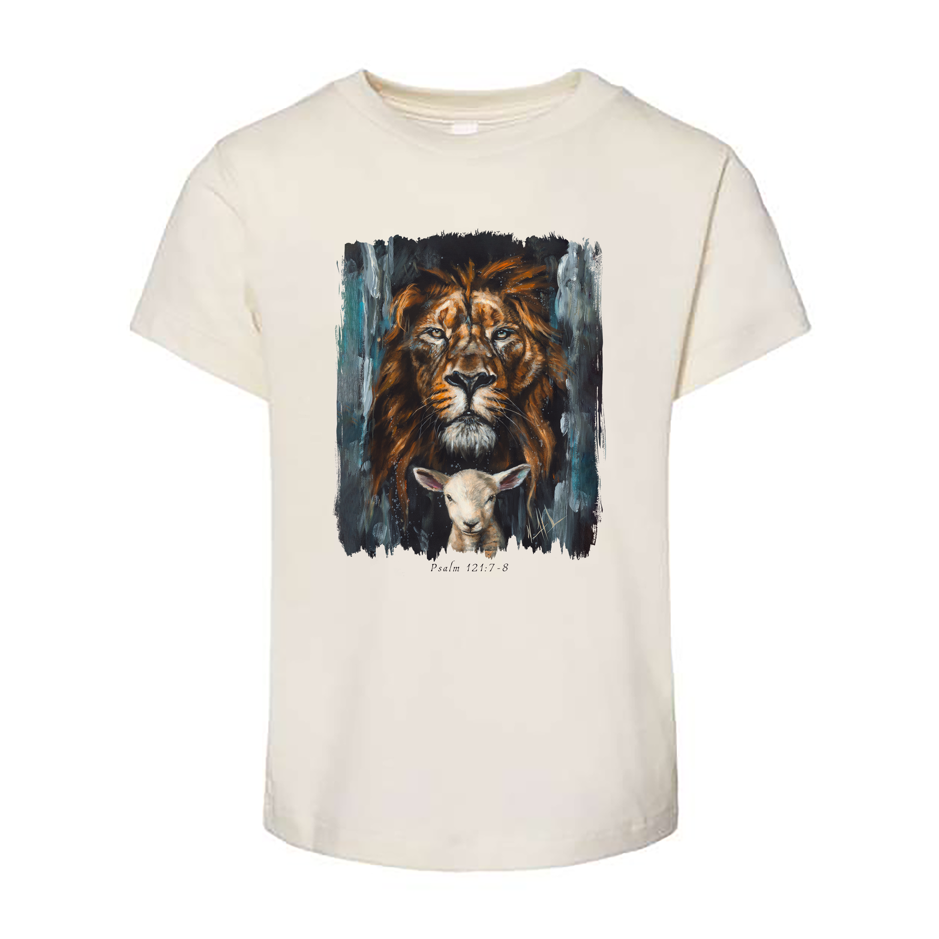 Kids T (Organic Cotton) - The Lion and Lamb Passover Organic Cotton Vanessa Horabuena Toddler Natural 2T