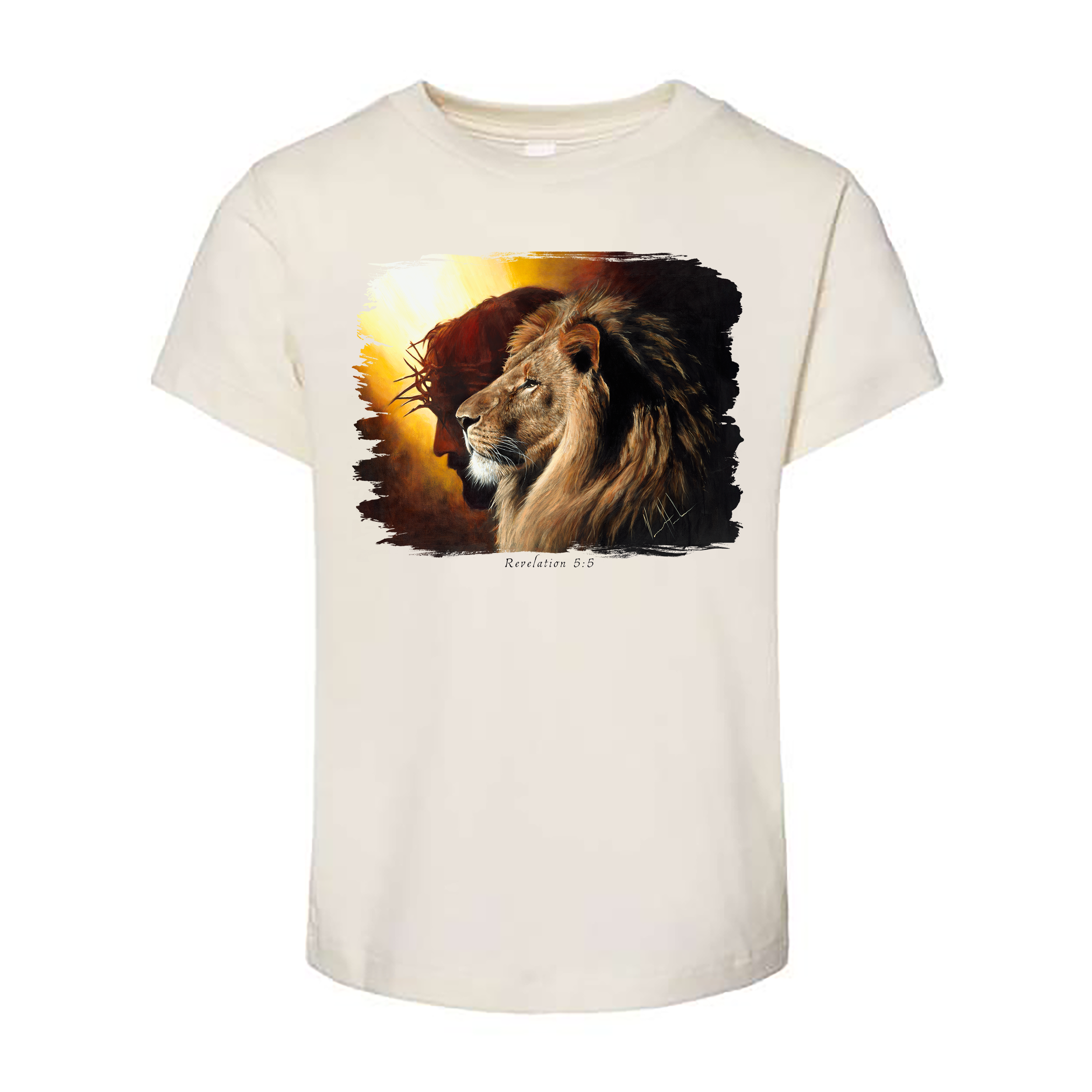 Kids T (Organic Cotton) - The Lion of Judah Organic Cotton Vanessa Horabuena Toddler Natural 2T