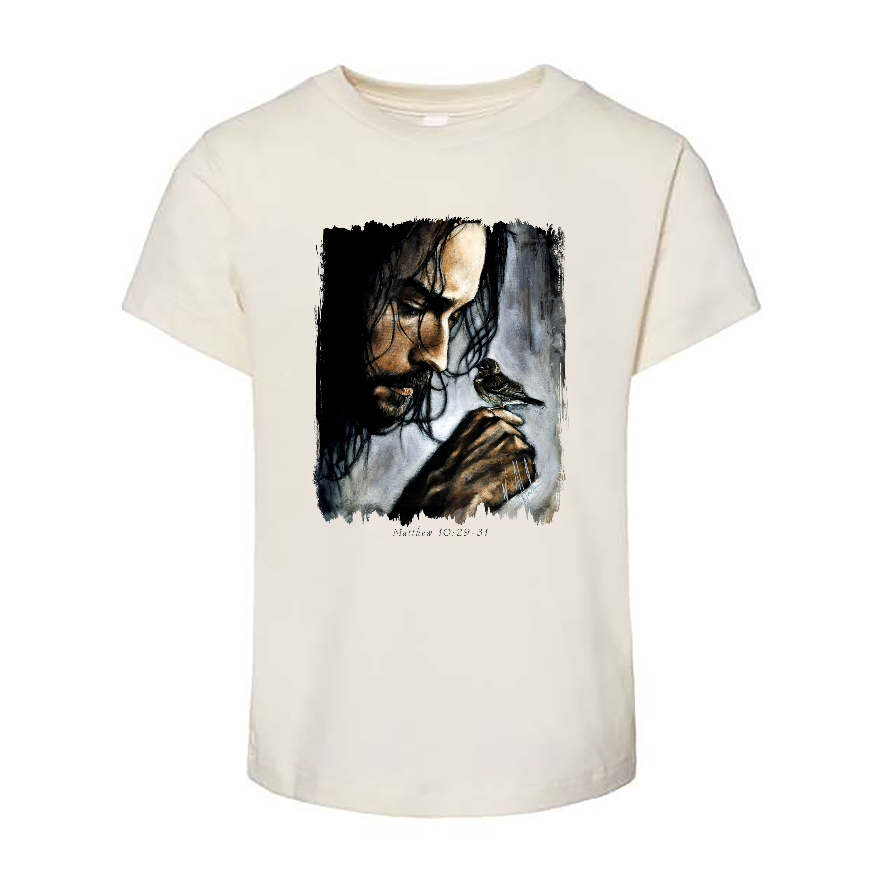 Kids T (Organic Cotton) - Watcher of the Sparrow Organic Cotton Vanessa Horabuena Toddler Natural 2T