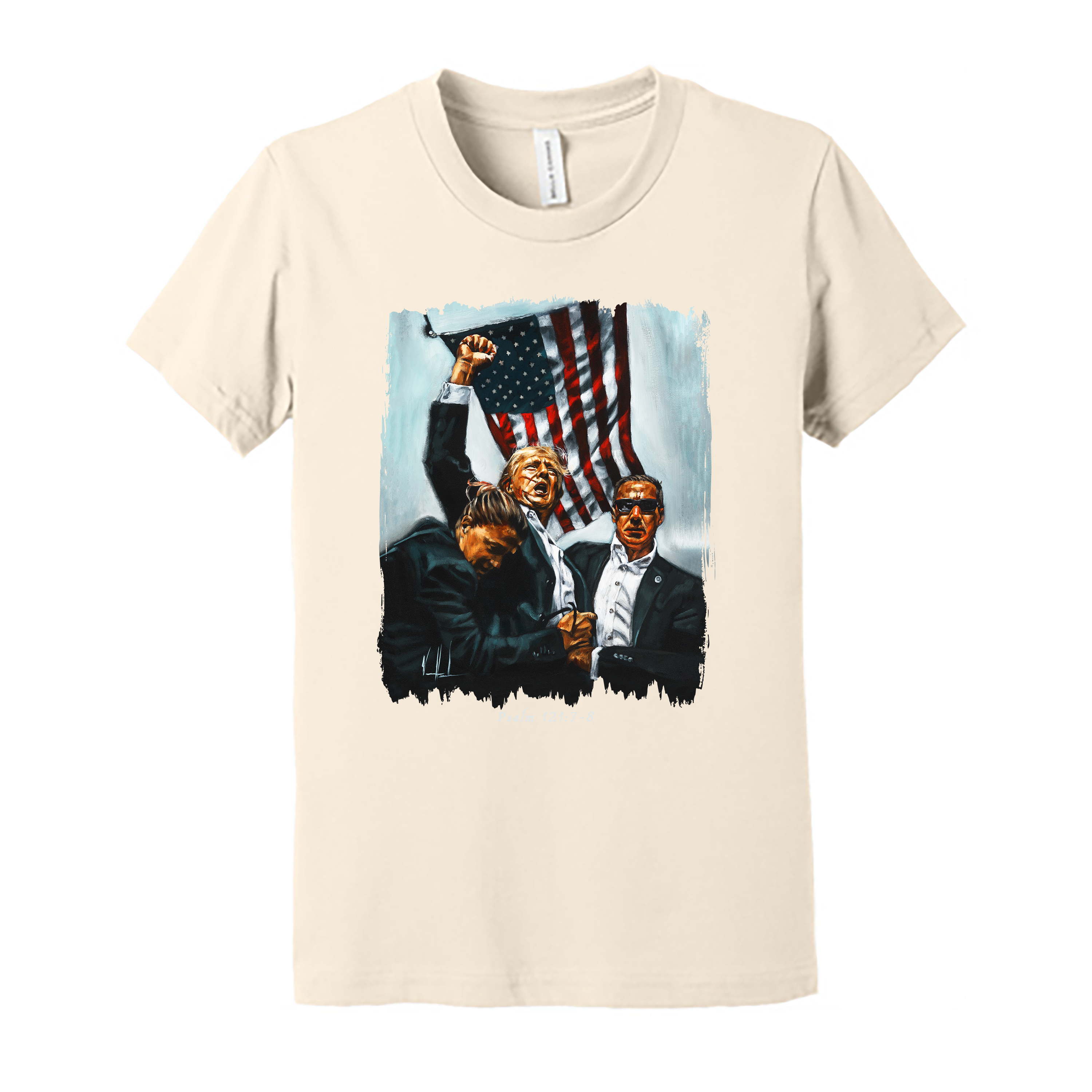 Kids T (Organic Cotton) - Never Surrender Organic Cotton Vanessa Horabuena Youth Natural Small