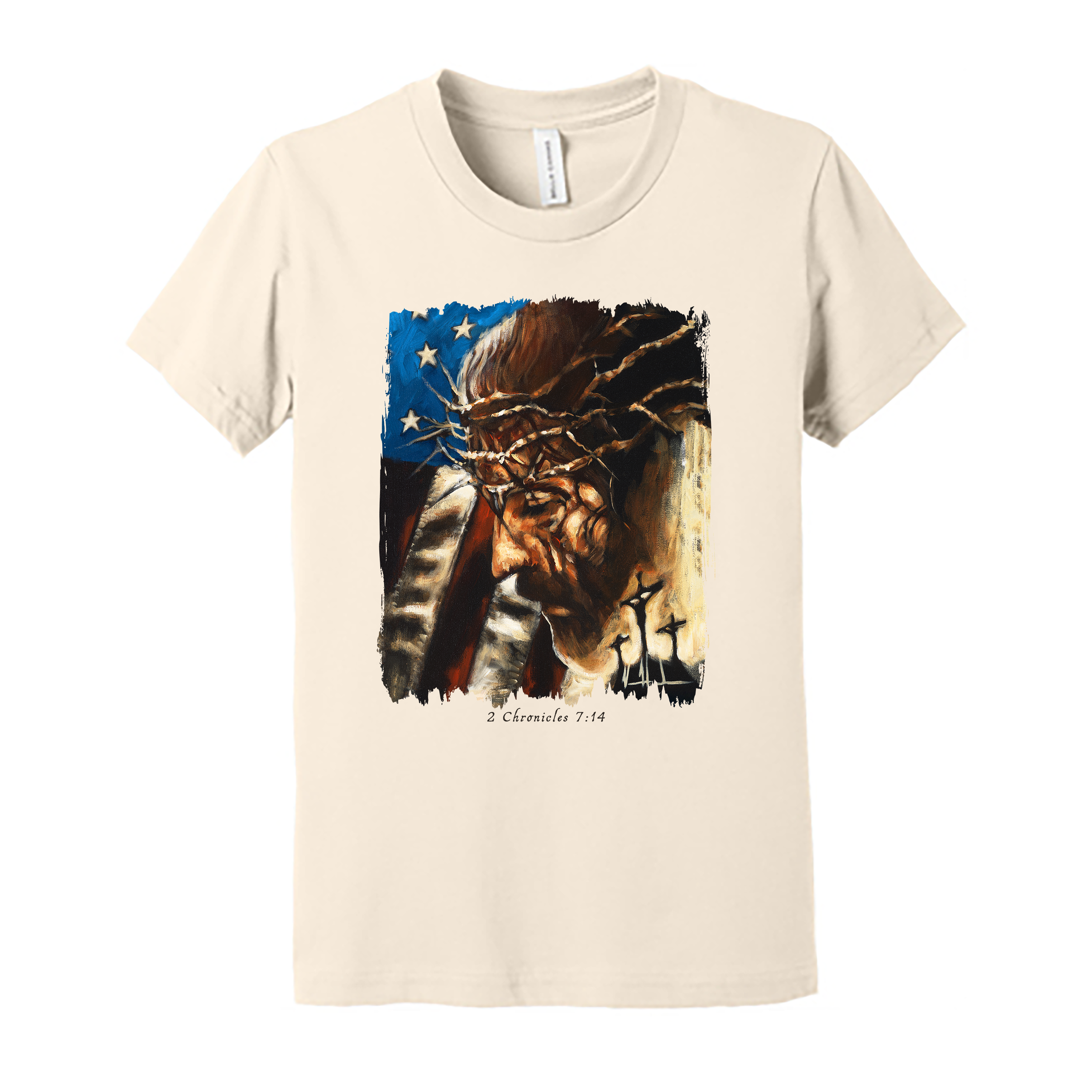 Kids T (Organic Cotton) - One Nation Under God Organic Cotton Vanessa Horabuena Youth Natural Small