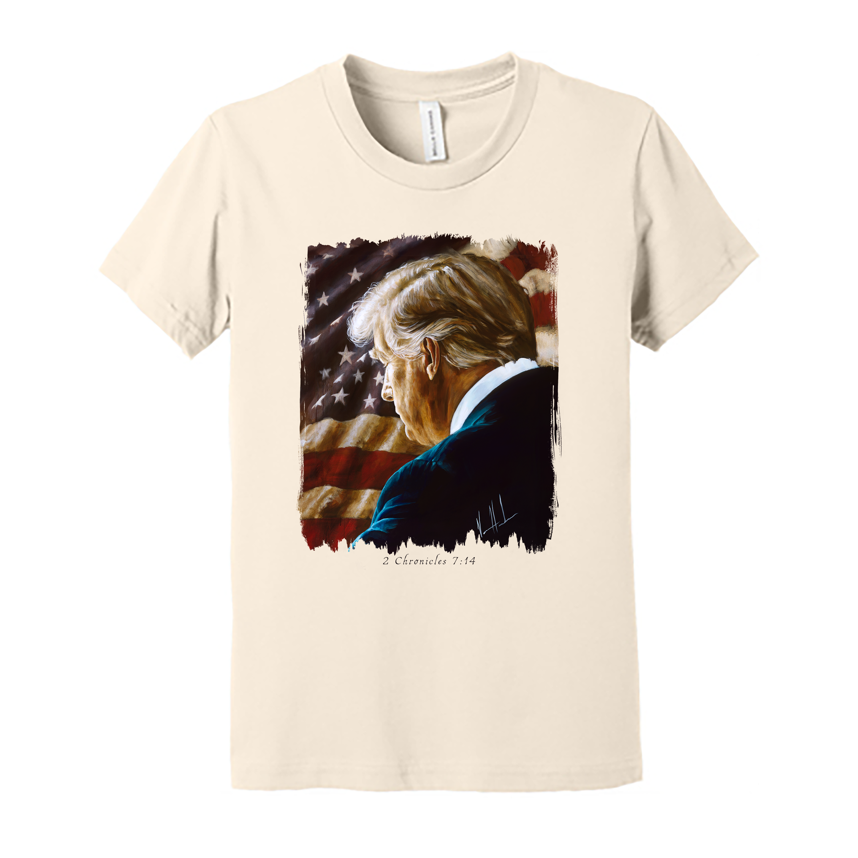 Kids T (Organic Cotton) - Prayers for Our Nation Organic Cotton Vanessa Horabuena Youth Natural Small