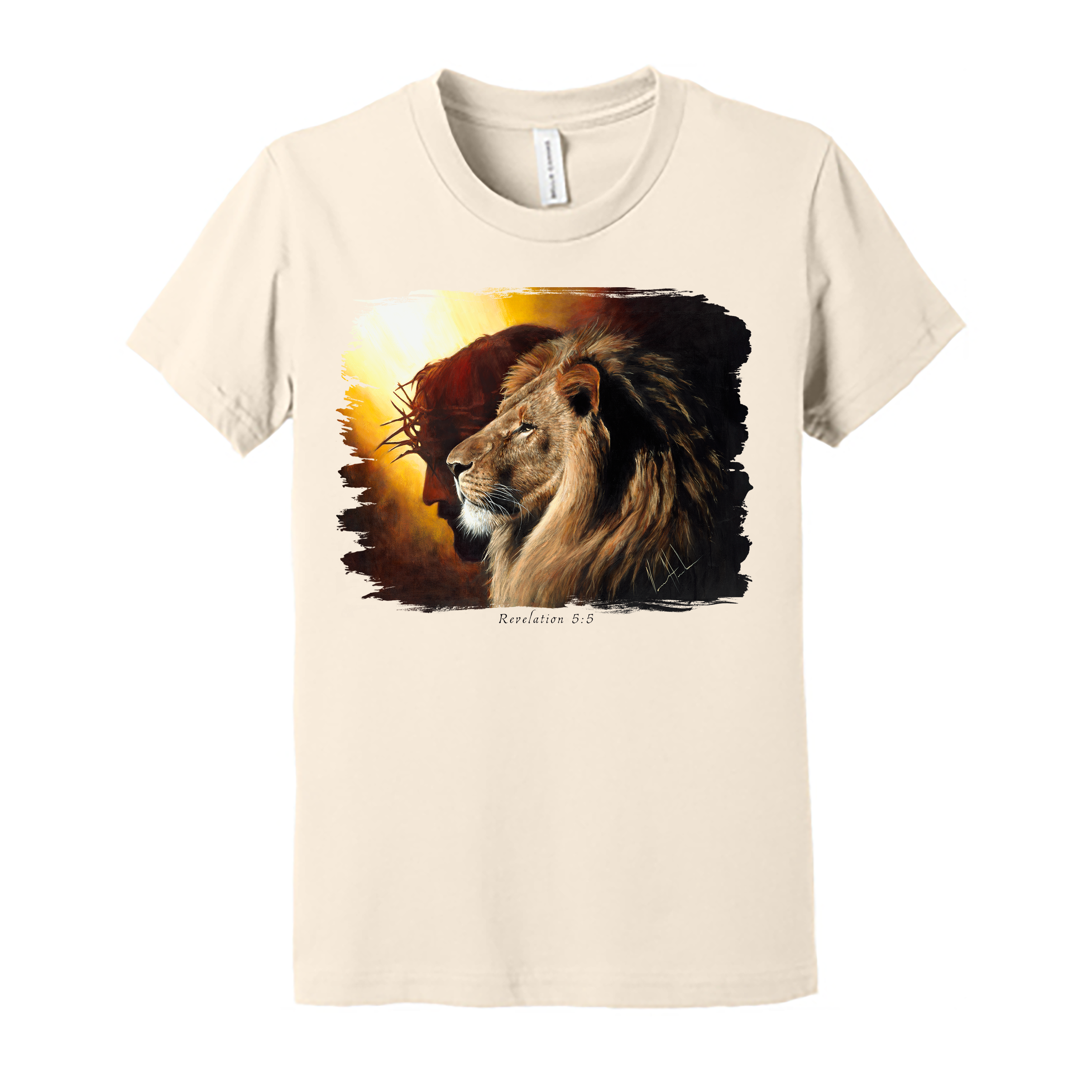 Kids T (Organic Cotton) - The Lion of Judah Organic Cotton Vanessa Horabuena Youth Natural Small