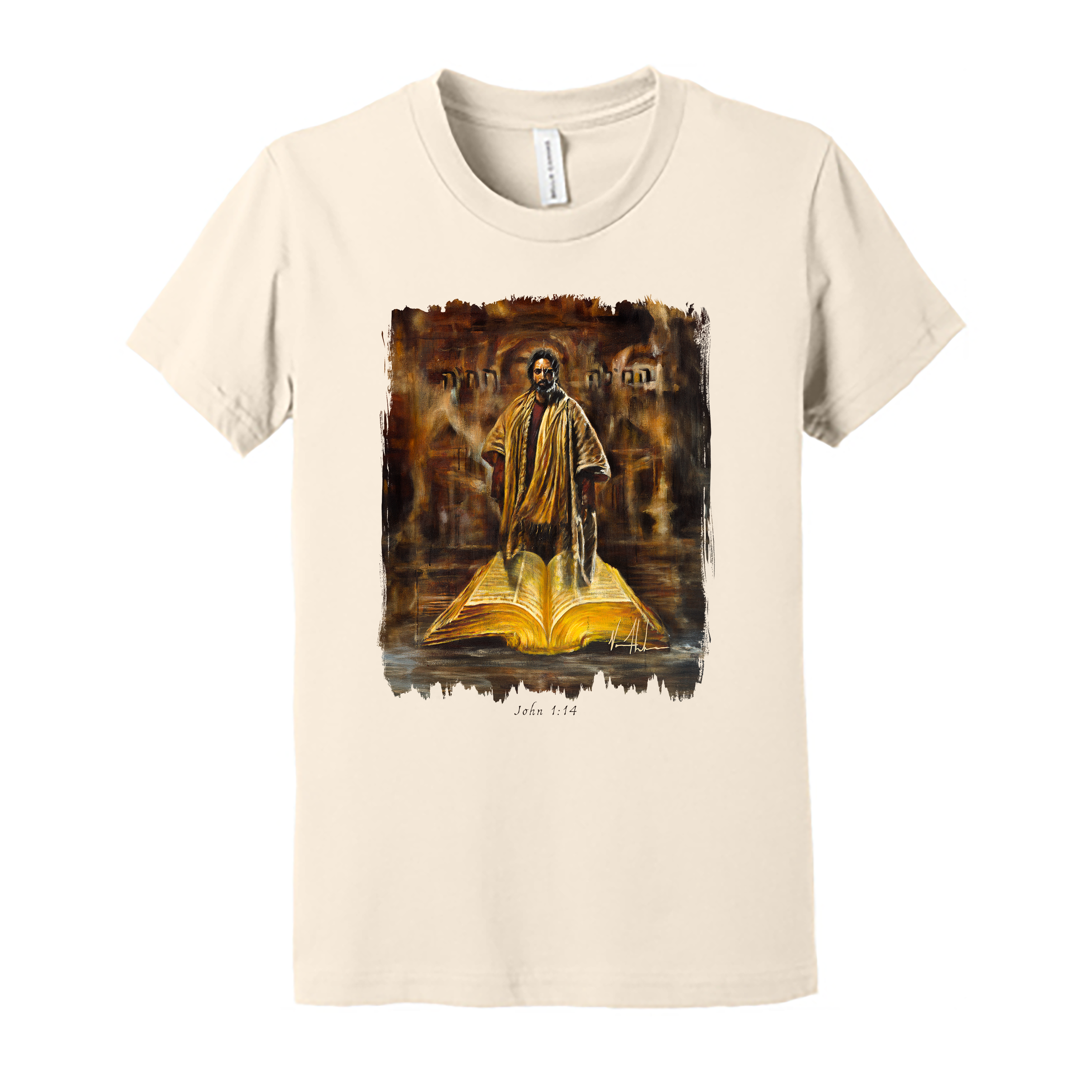 The Living Word - Kids T (Organic Cotton) Organic Cotton Vanessa Horabuena Youth Natural Small